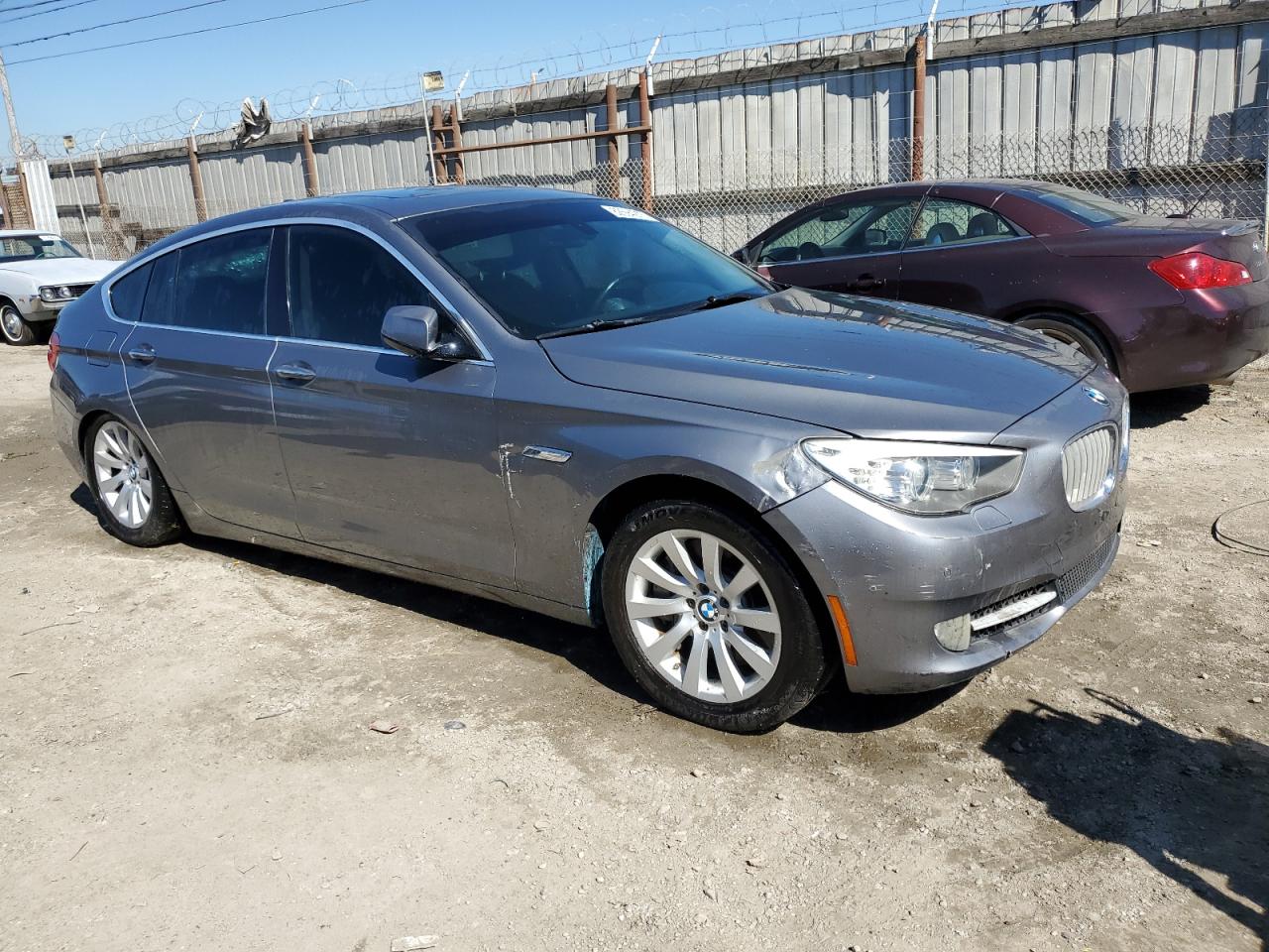 2010 Bmw 550 Gt Gray vin: WBASN4C5XAC208991