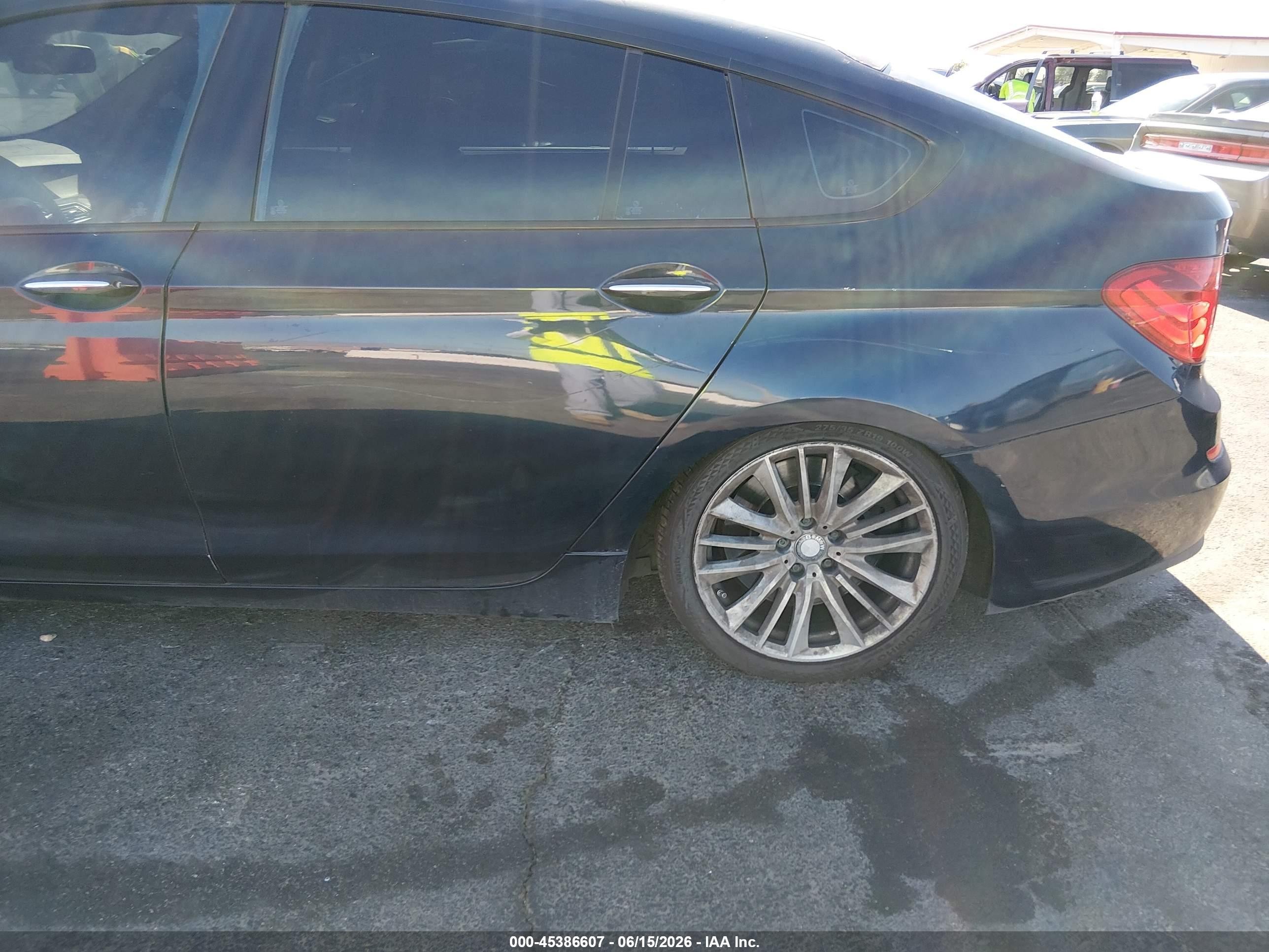 2011 Bmw 550i Gran Turismo   Dark Blue vin: WBASN4C5XBC209690