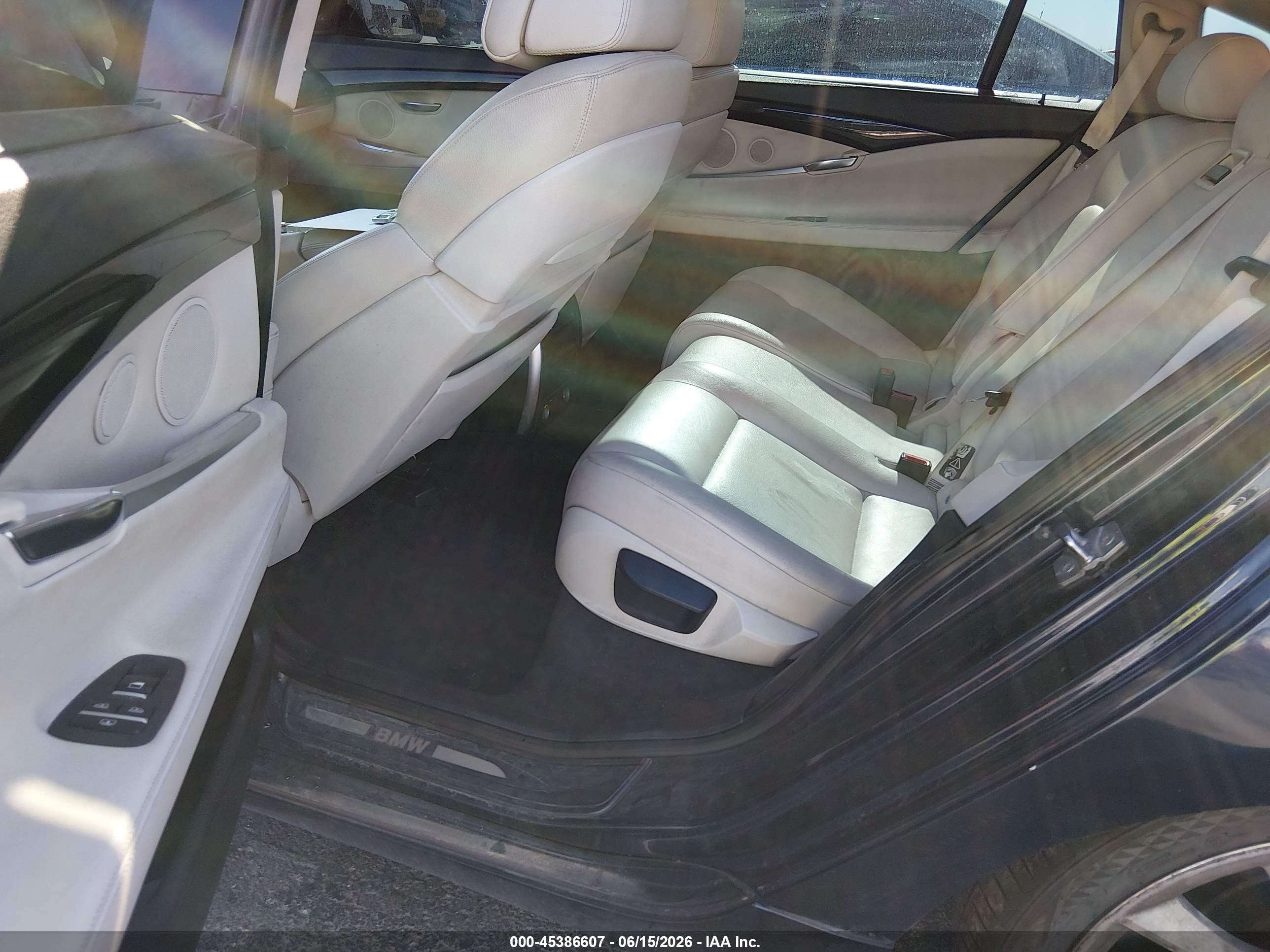 2011 Bmw 550i Gran Turismo   Dark Blue vin: WBASN4C5XBC209690