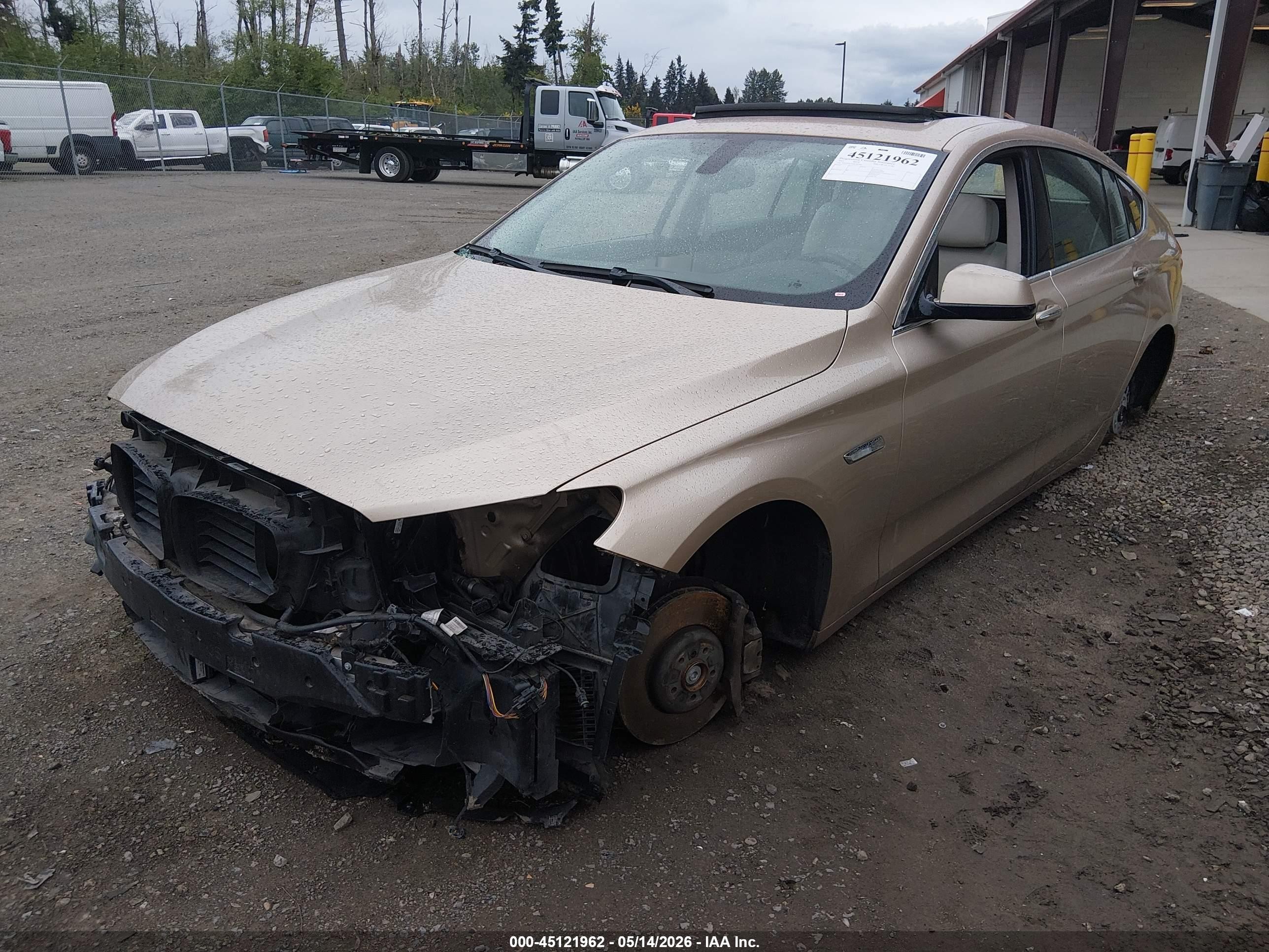 2013 Bmw 550i Gran Turismo Xdrive Gold vin: WBASP0C54DC987960