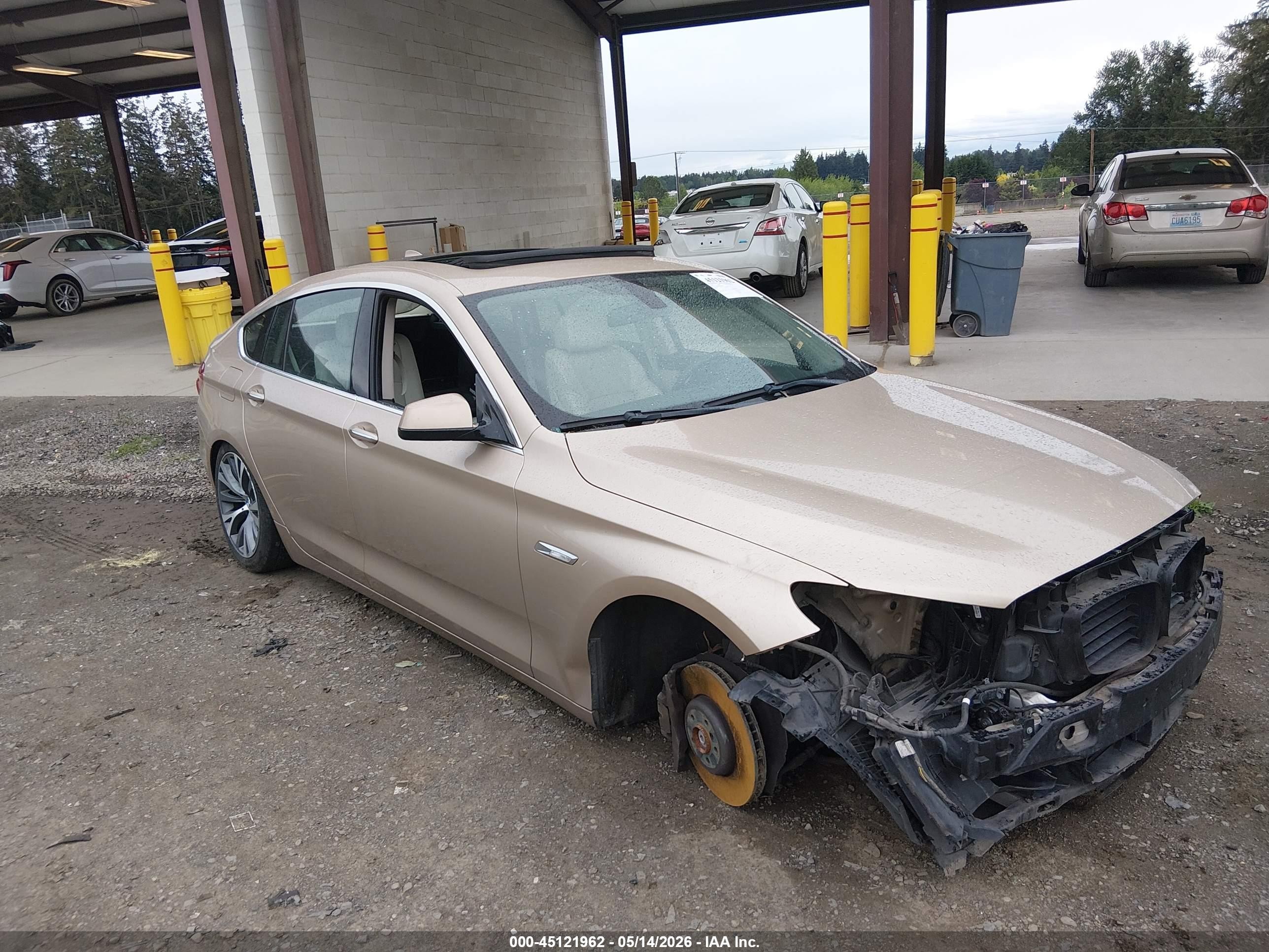 2013 Bmw 550i Gran Turismo Xdrive Gold vin: WBASP0C54DC987960