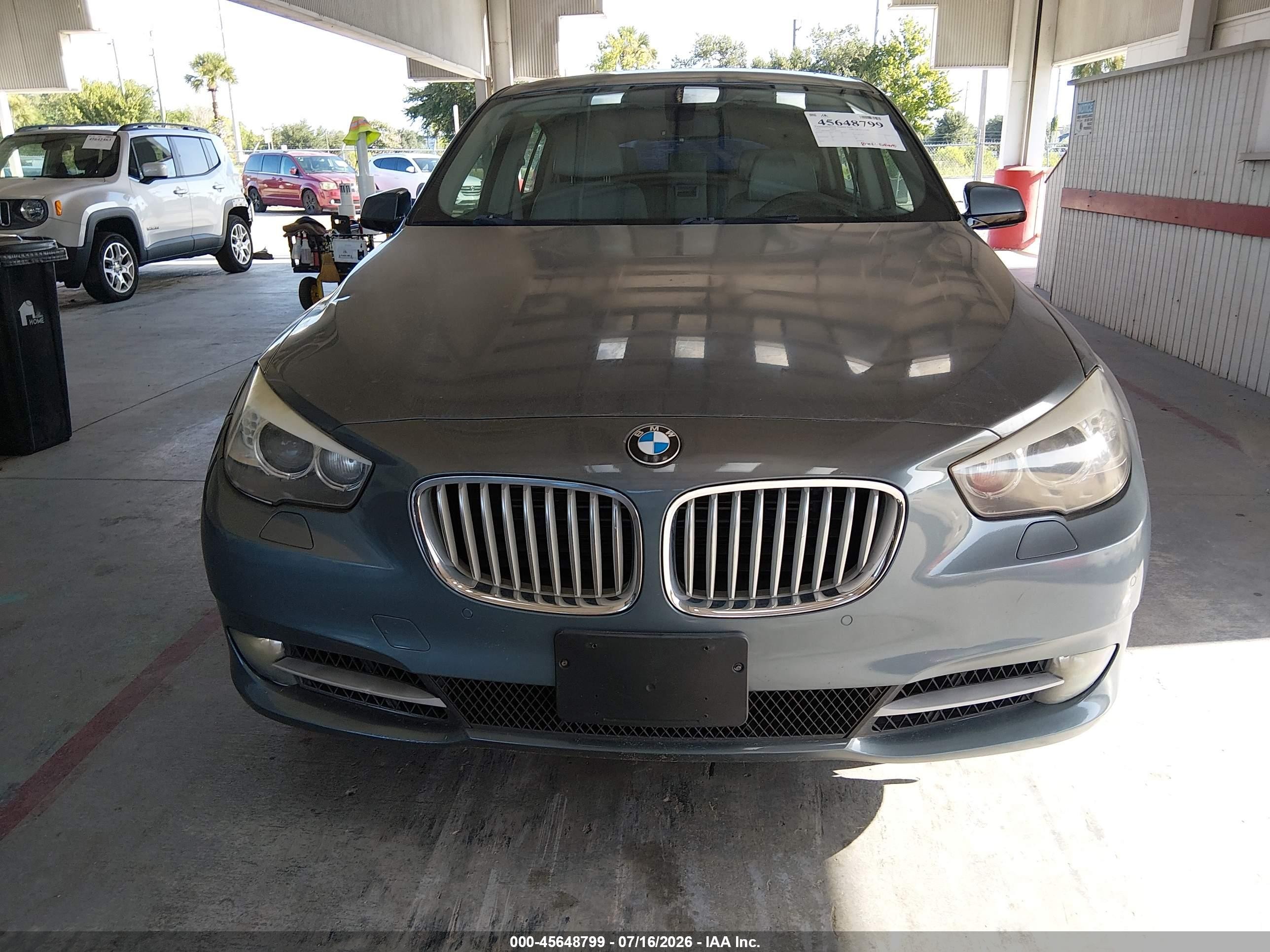 2013 Bmw 550i Gran Turismo Xdrive Green vin: WBASP0C57DC987970