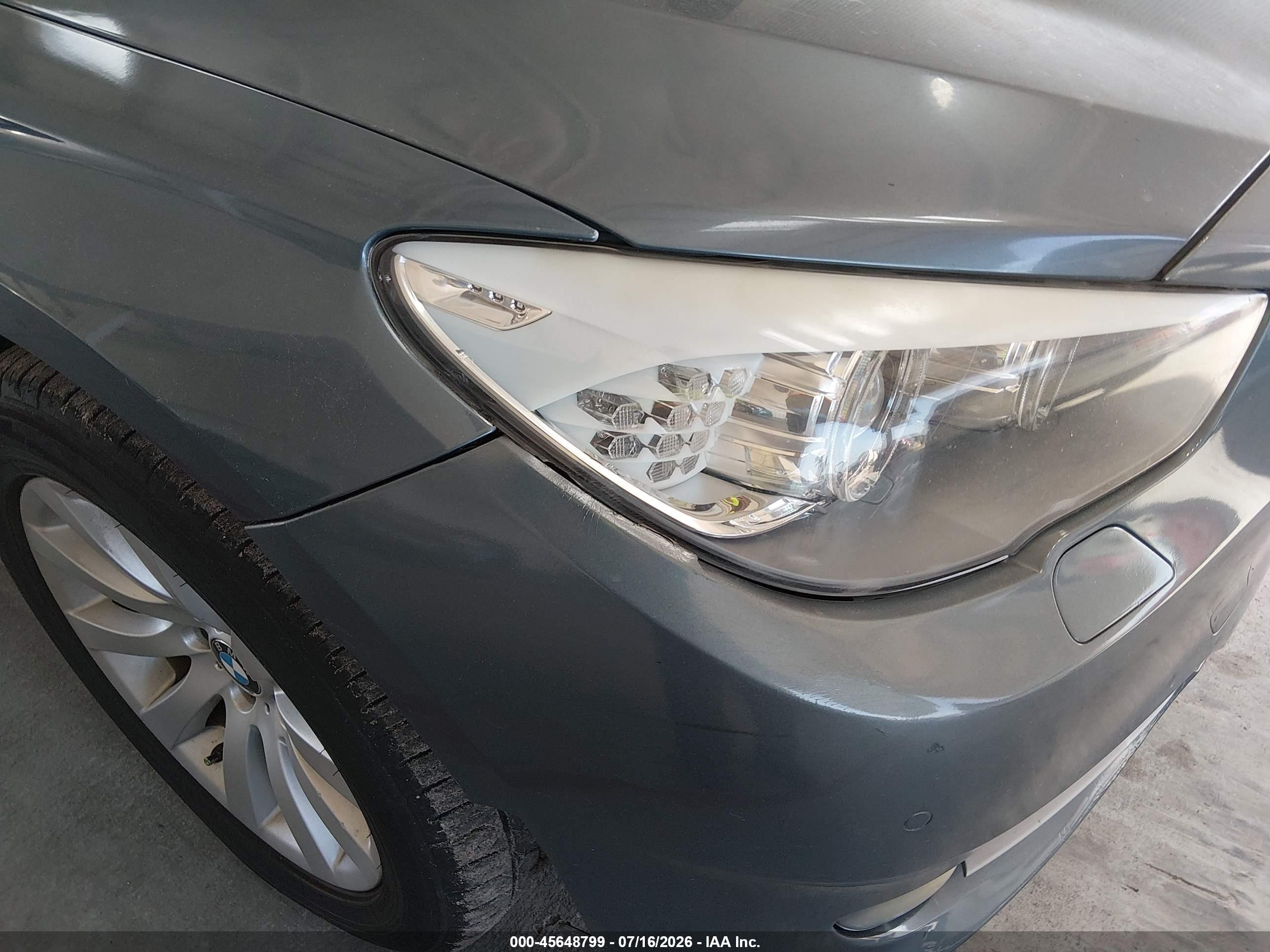 2013 Bmw 550i Gran Turismo Xdrive Green vin: WBASP0C57DC987970