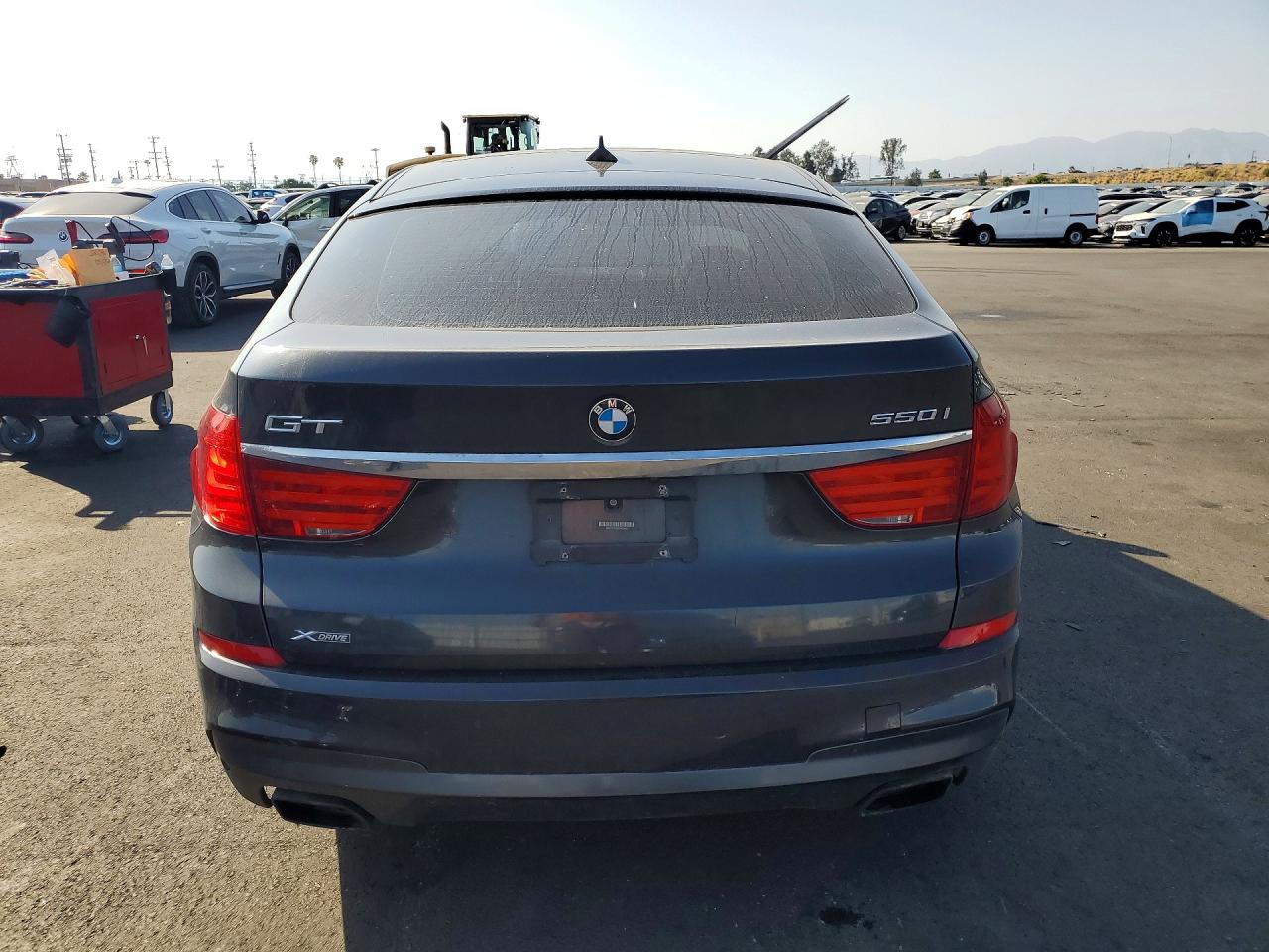 2013 Bmw 550 I Gray vin: WBASP0C58DC987962