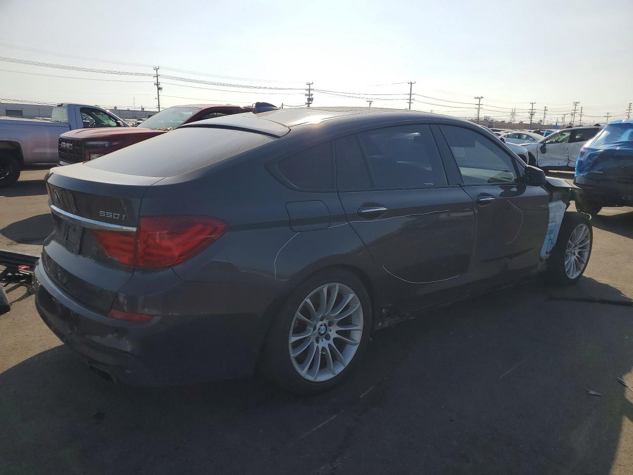 2013 Bmw 550 I Gray vin: WBASP0C58DC987962