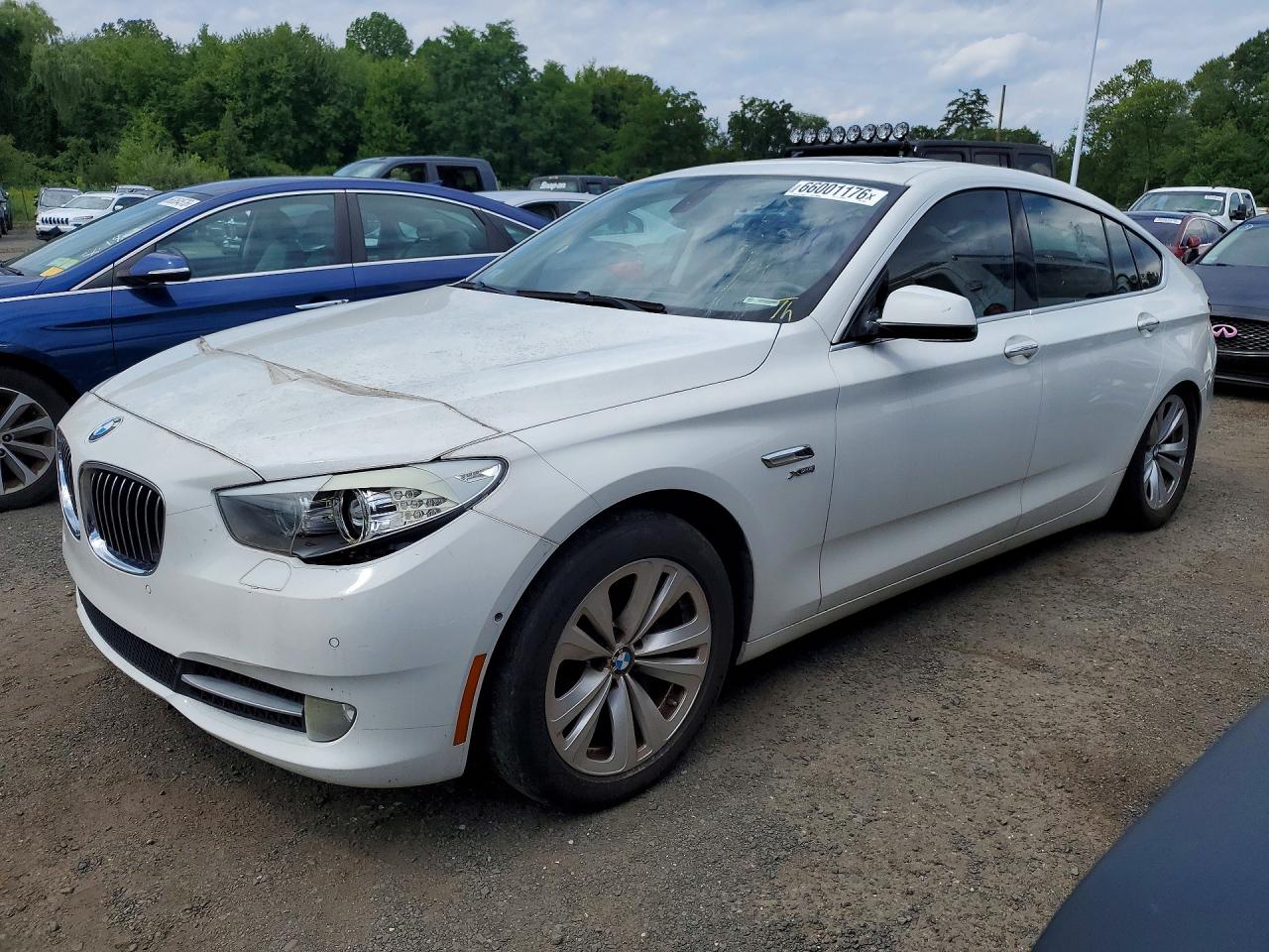 2012 Bmw 535 Xigt White vin: WBASP2C50CC338862