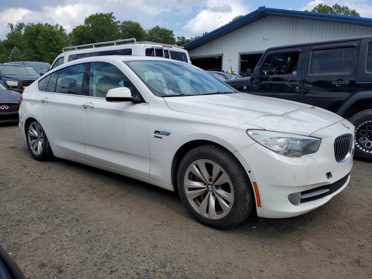 2012 Bmw 535 Xigt White vin: WBASP2C50CC338862