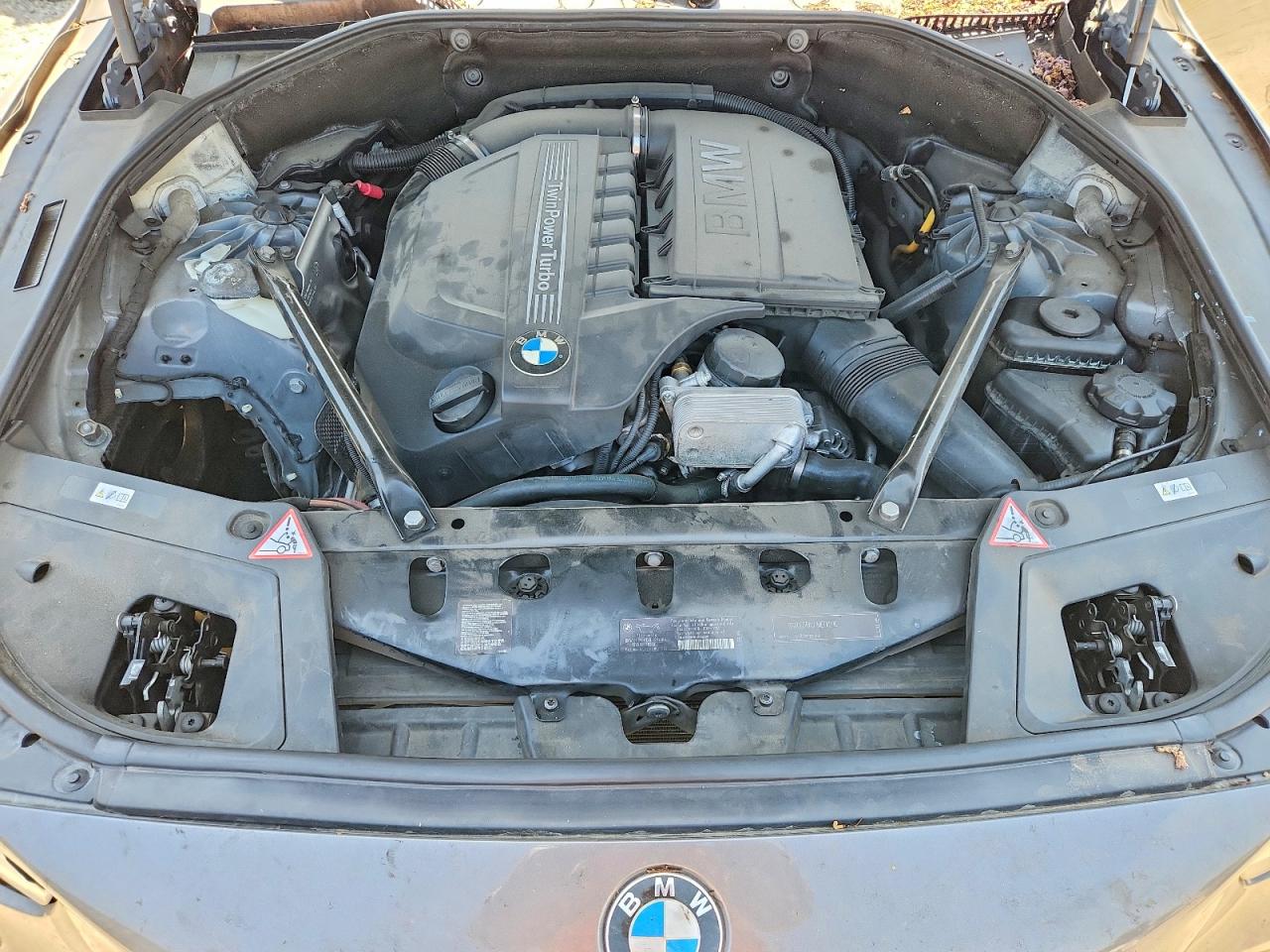 2011 Bmw 535 Xigt Gray vin: WBASP2C51BC338206