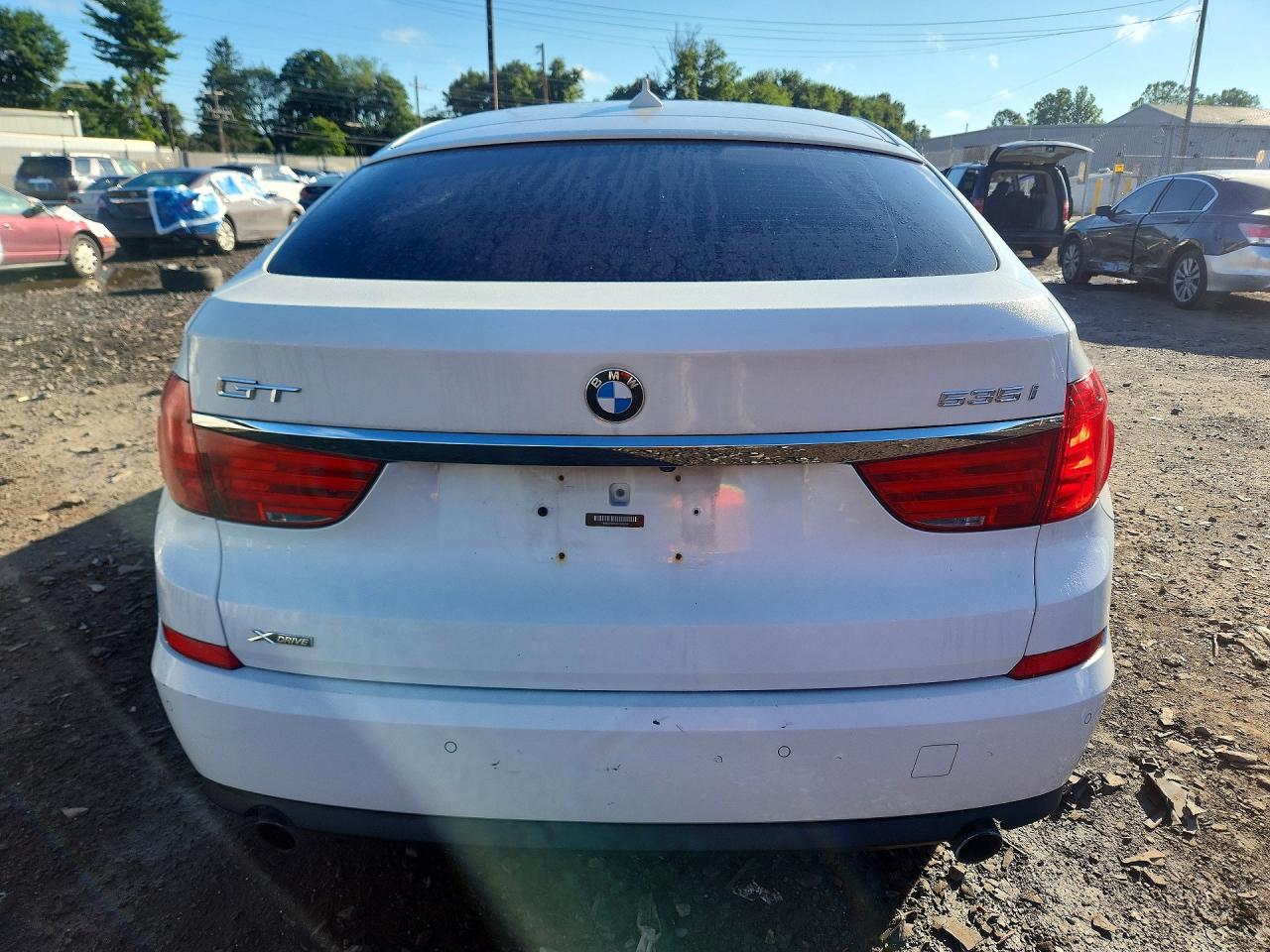 2013 Bmw 535 Xigt White vin: WBASP2C53DC339294