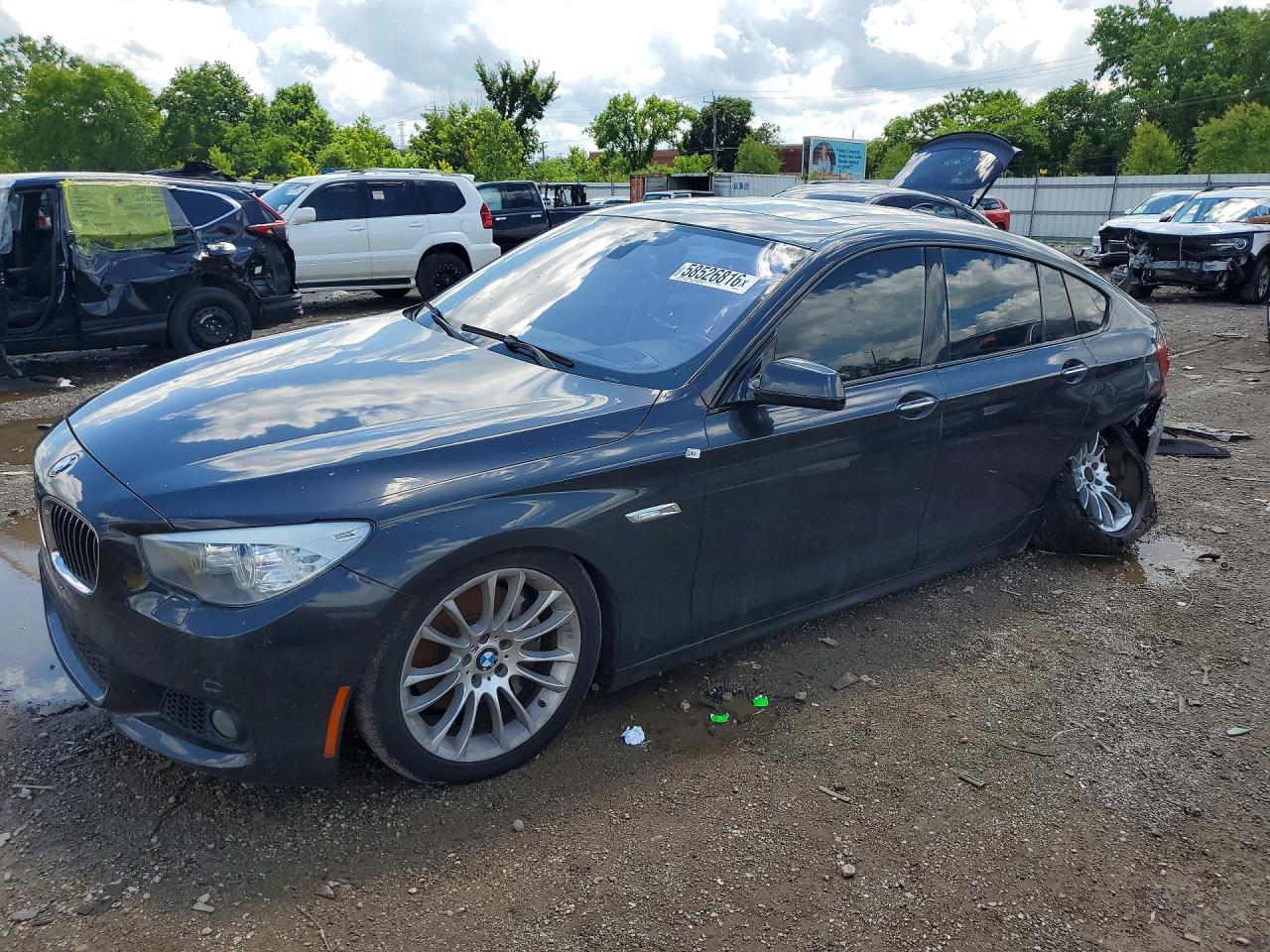 2013 Bmw 535 Xigt Charcoal vin: WBASP2C55DC339314