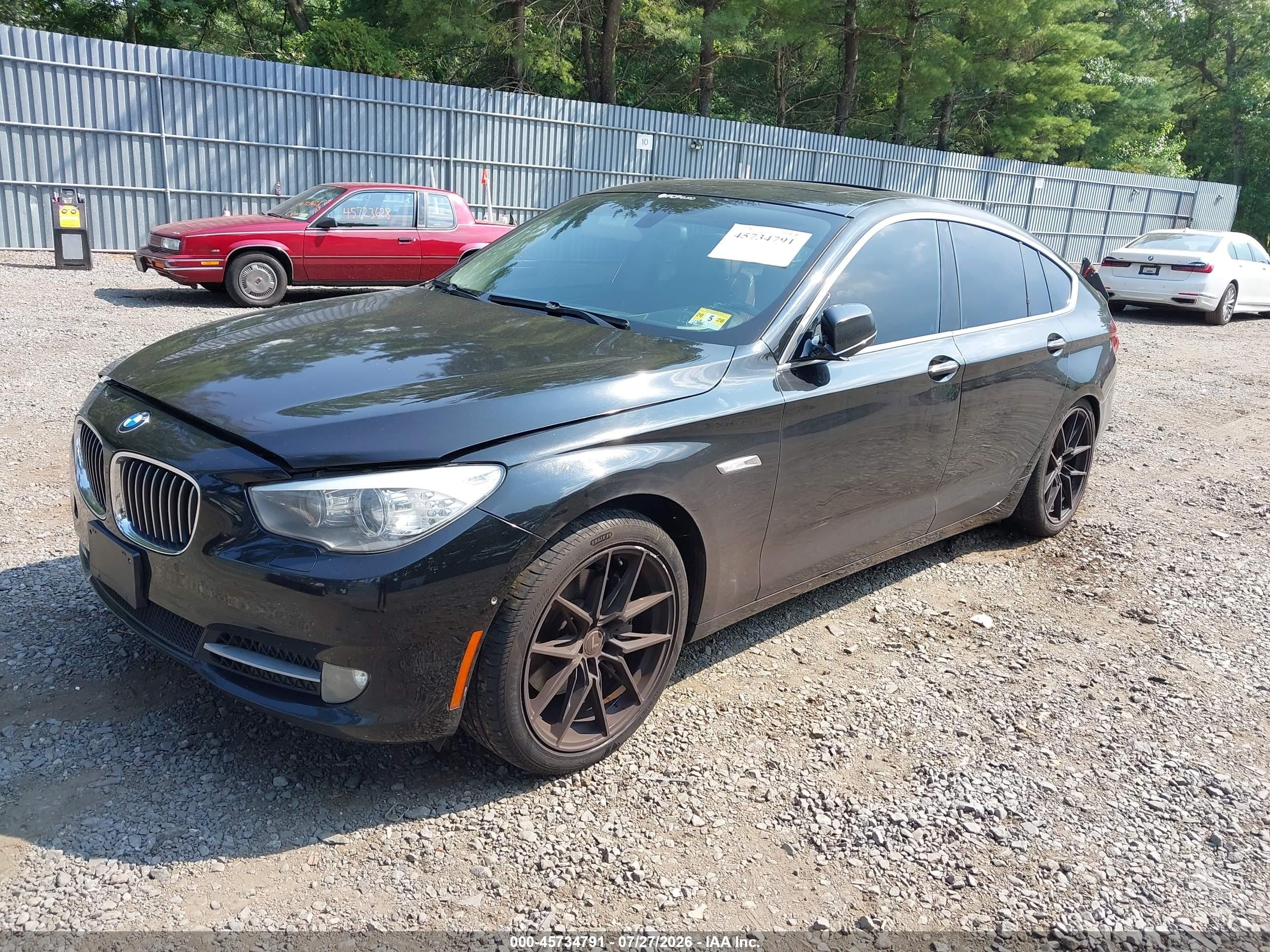 2013 Bmw 535i Gran Turismo Xdrive Black vin: WBASP2C56DC338978
