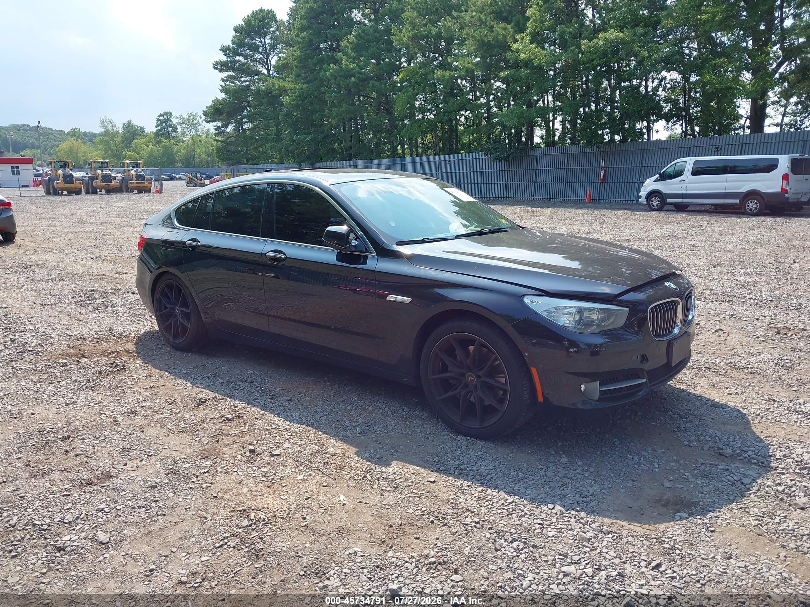 2013 Bmw 535i Gran Turismo Xdrive Black vin: WBASP2C56DC338978