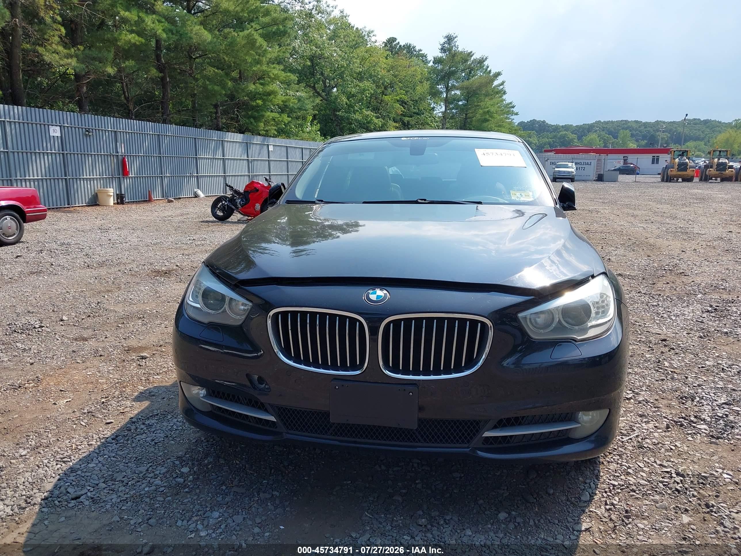 2013 Bmw 535i Gran Turismo Xdrive Black vin: WBASP2C56DC338978