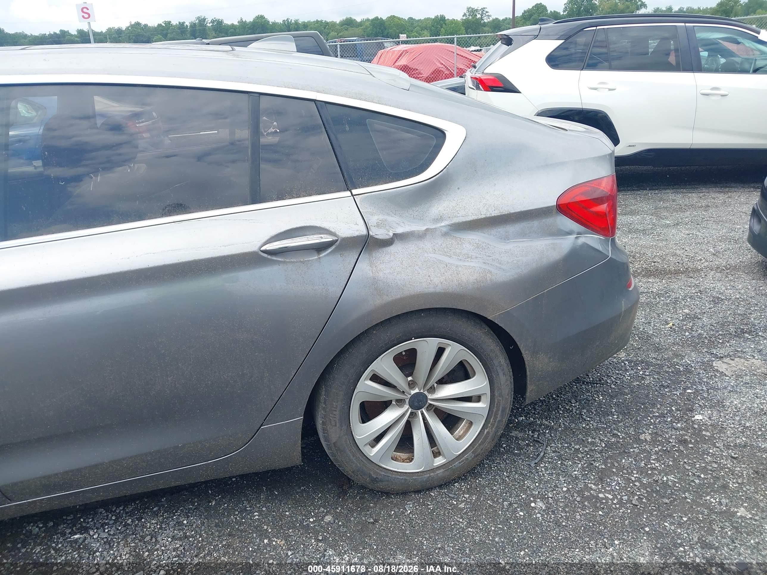 2011 Bmw 535i Gran Turismo Xdrive Gray vin: WBASP2C5XBC337345