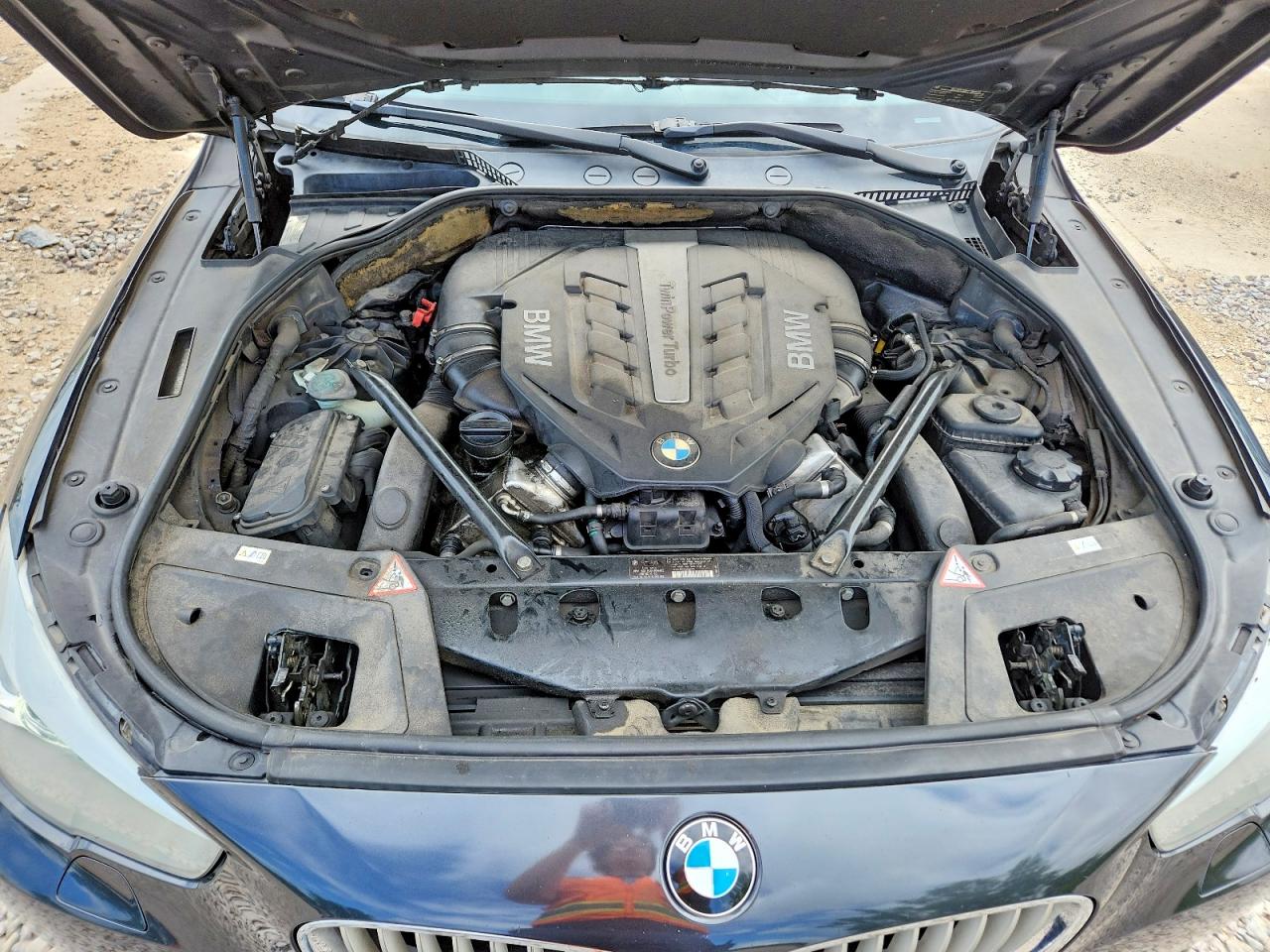 2012 Bmw 550 Xigt Gray vin: WBASP4C53CC341945