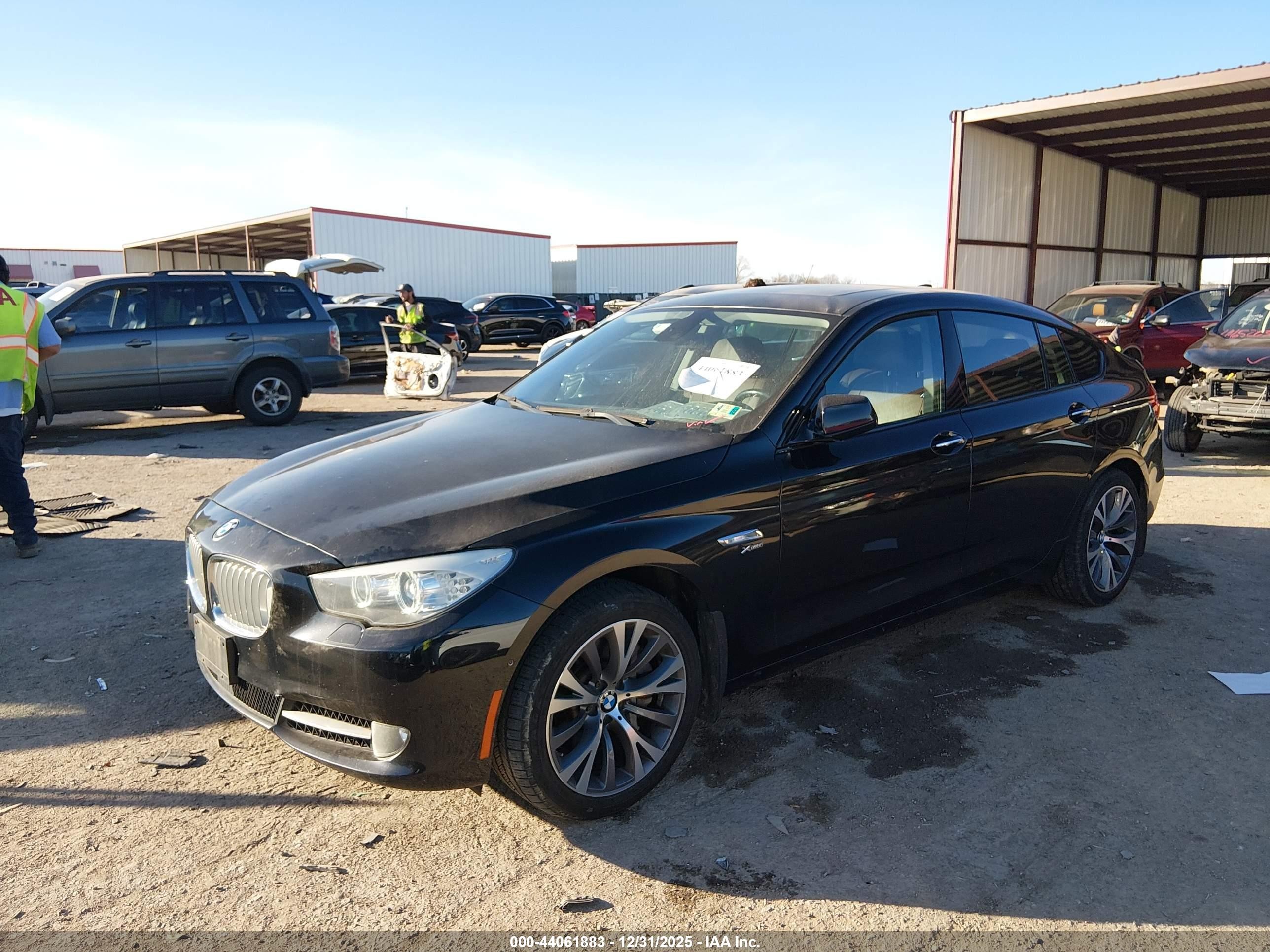 2012 Bmw 550i Gran Turismo Xdrive Черный vin: WBASP4C54CC899898