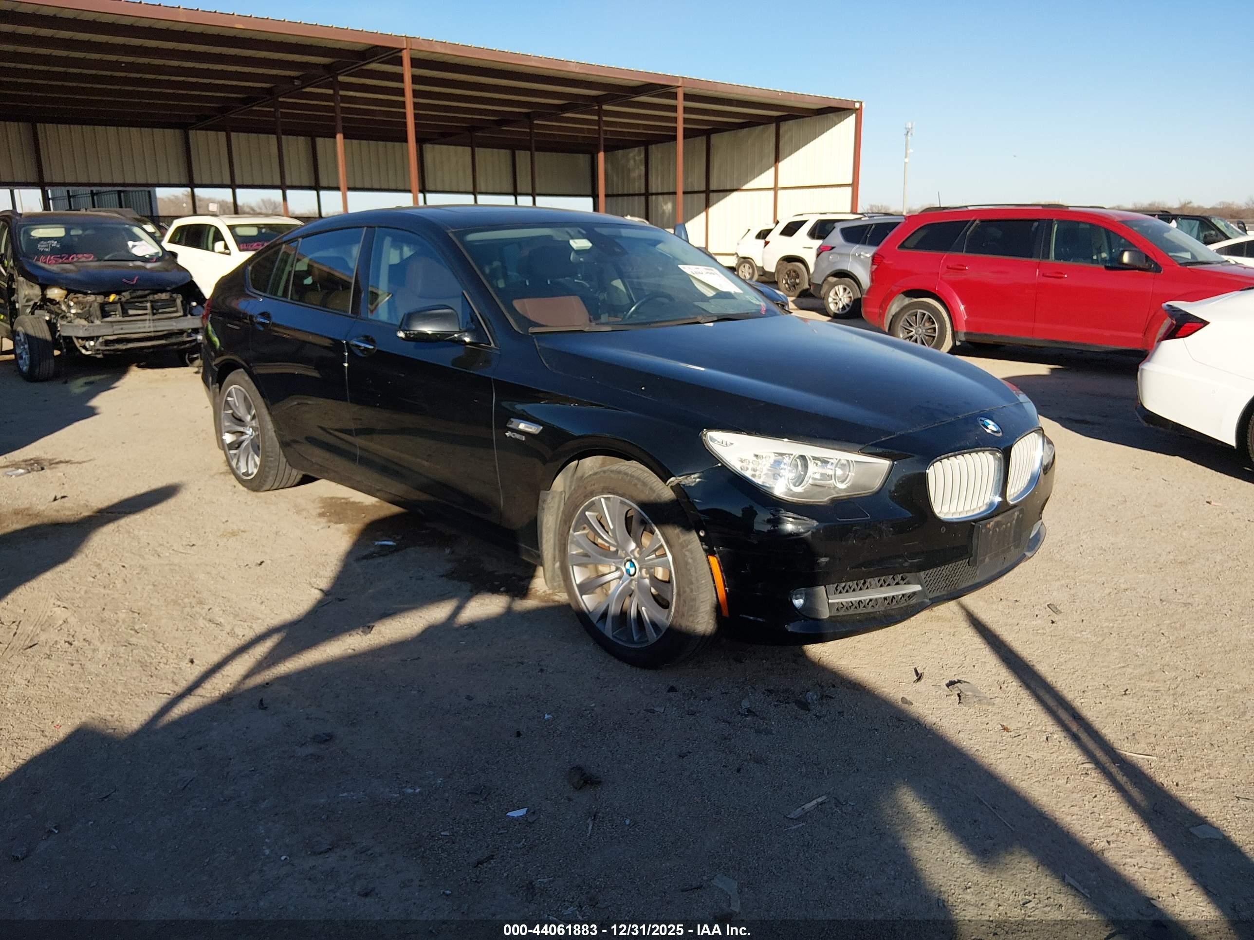 2012 Bmw 550i Gran Turismo Xdrive Black vin: WBASP4C54CC899898