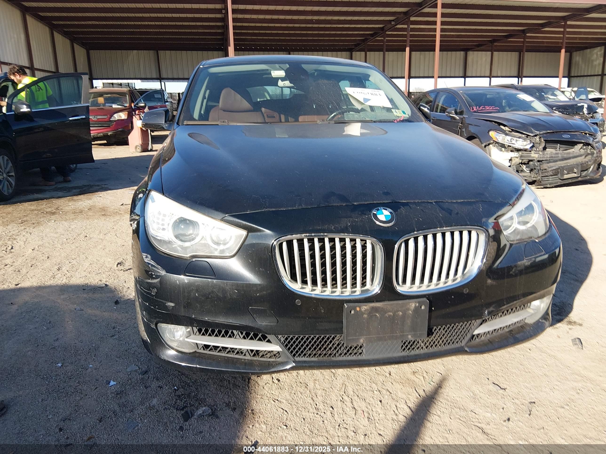 2012 Bmw 550i Gran Turismo Xdrive Черный vin: WBASP4C54CC899898