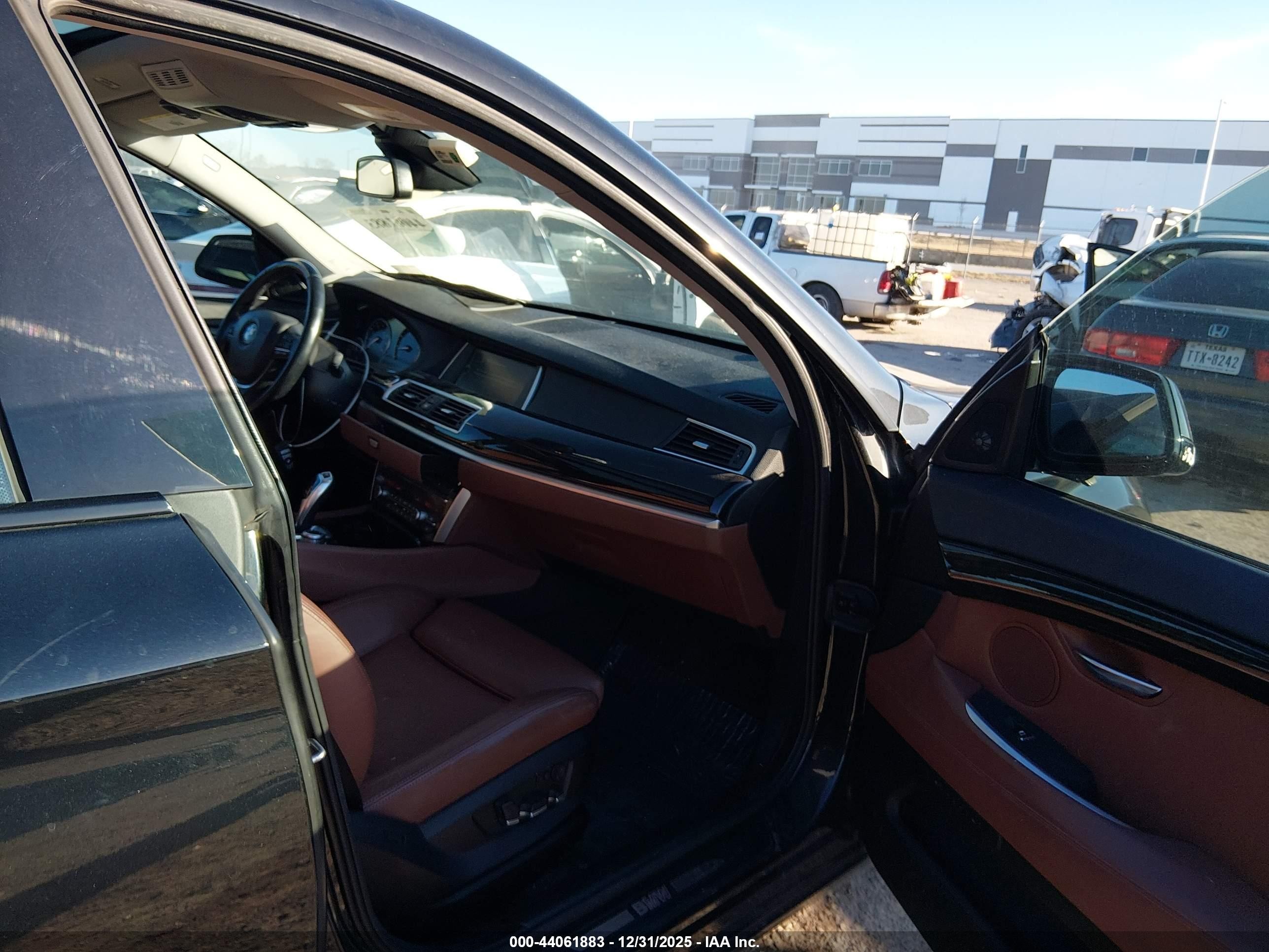 2012 Bmw 550i Gran Turismo Xdrive Черный vin: WBASP4C54CC899898