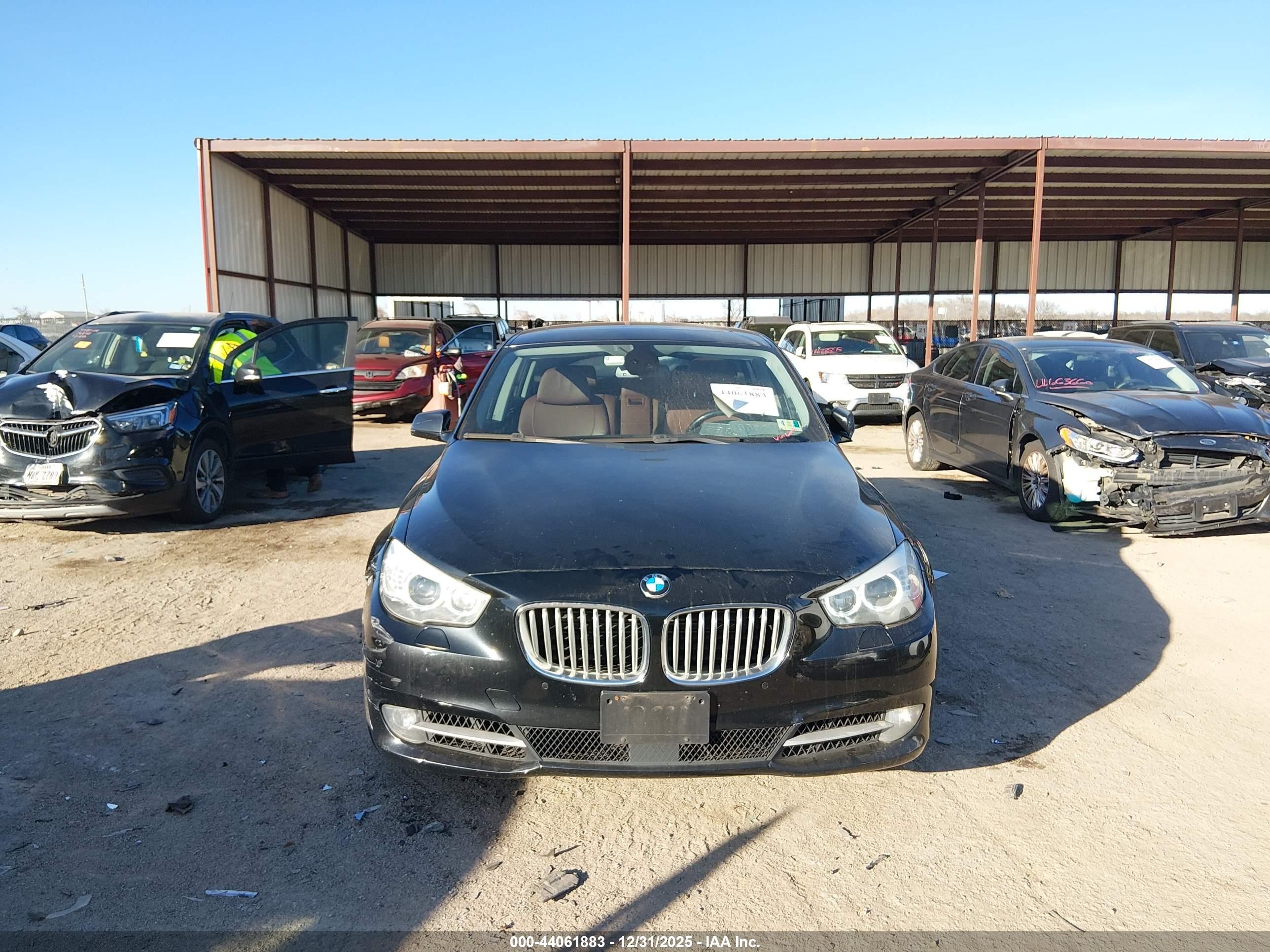2012 Bmw 550i Gran Turismo Xdrive Черный vin: WBASP4C54CC899898