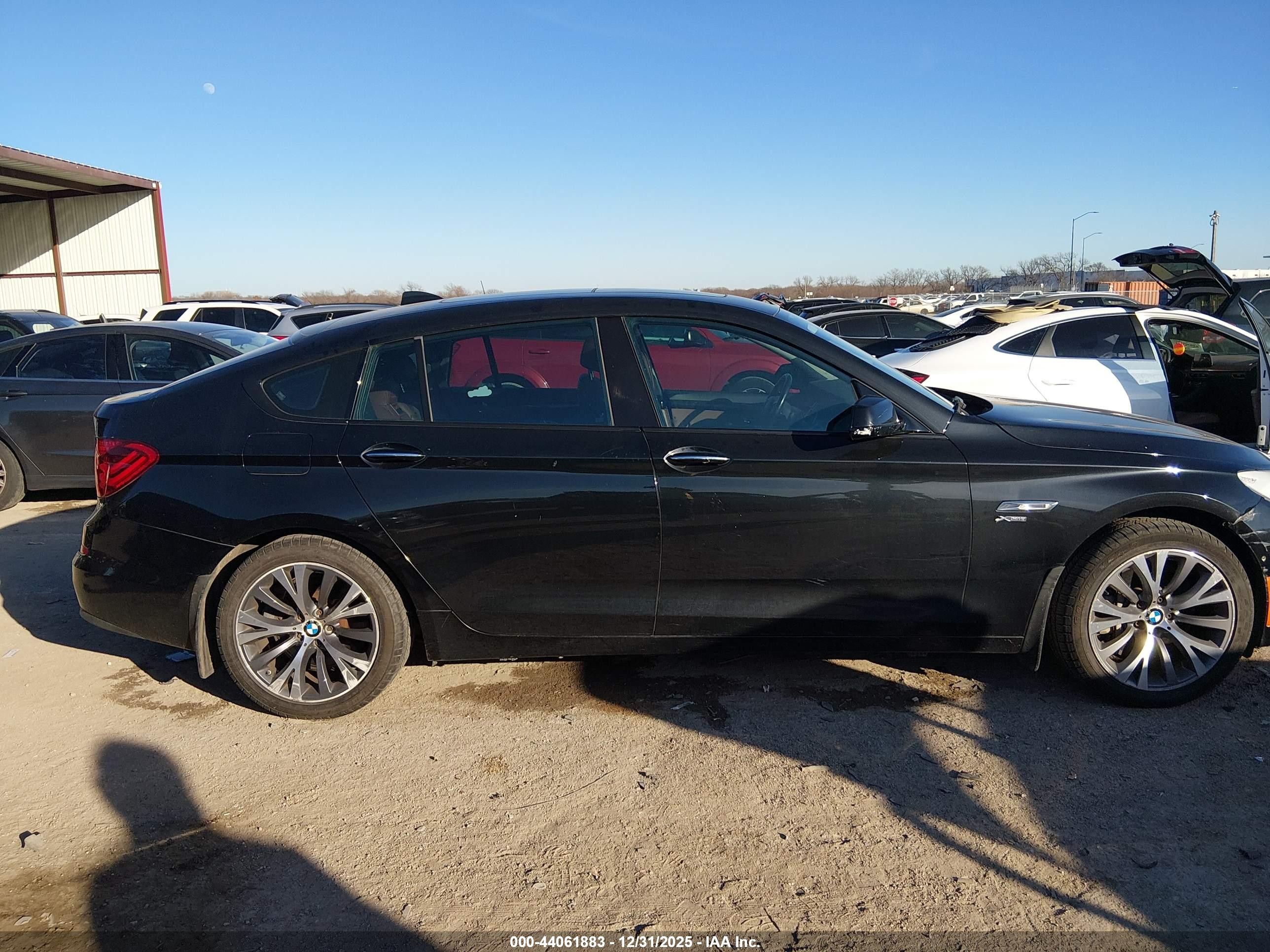 2012 Bmw 550i Gran Turismo Xdrive Черный vin: WBASP4C54CC899898