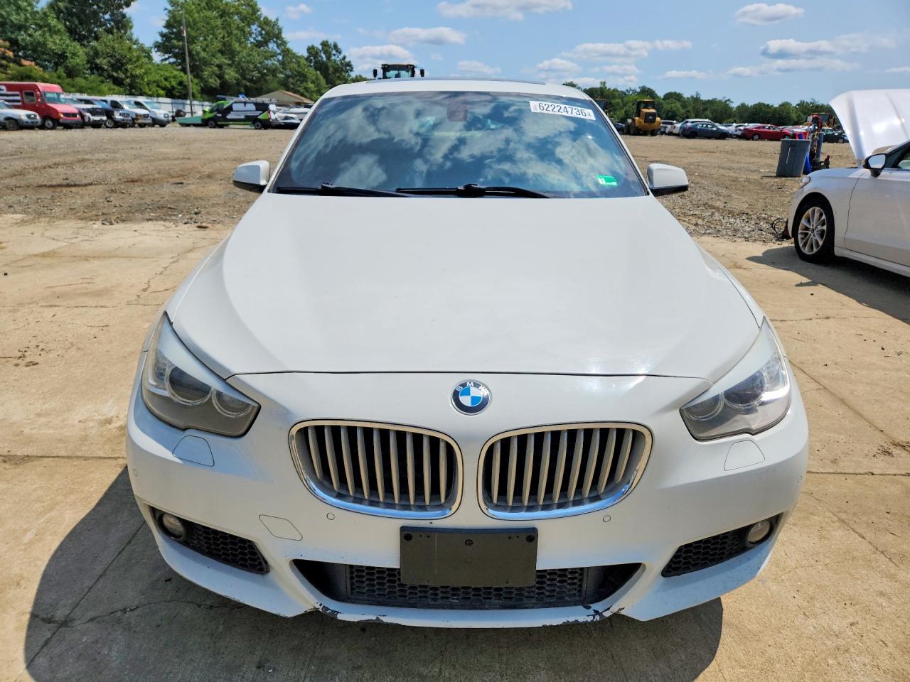 2012 Bmw 550 Xigt White vin: WBASP4C5XCC341991