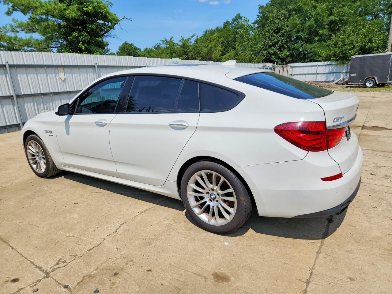 2012 Bmw 550 Xigt White vin: WBASP4C5XCC341991