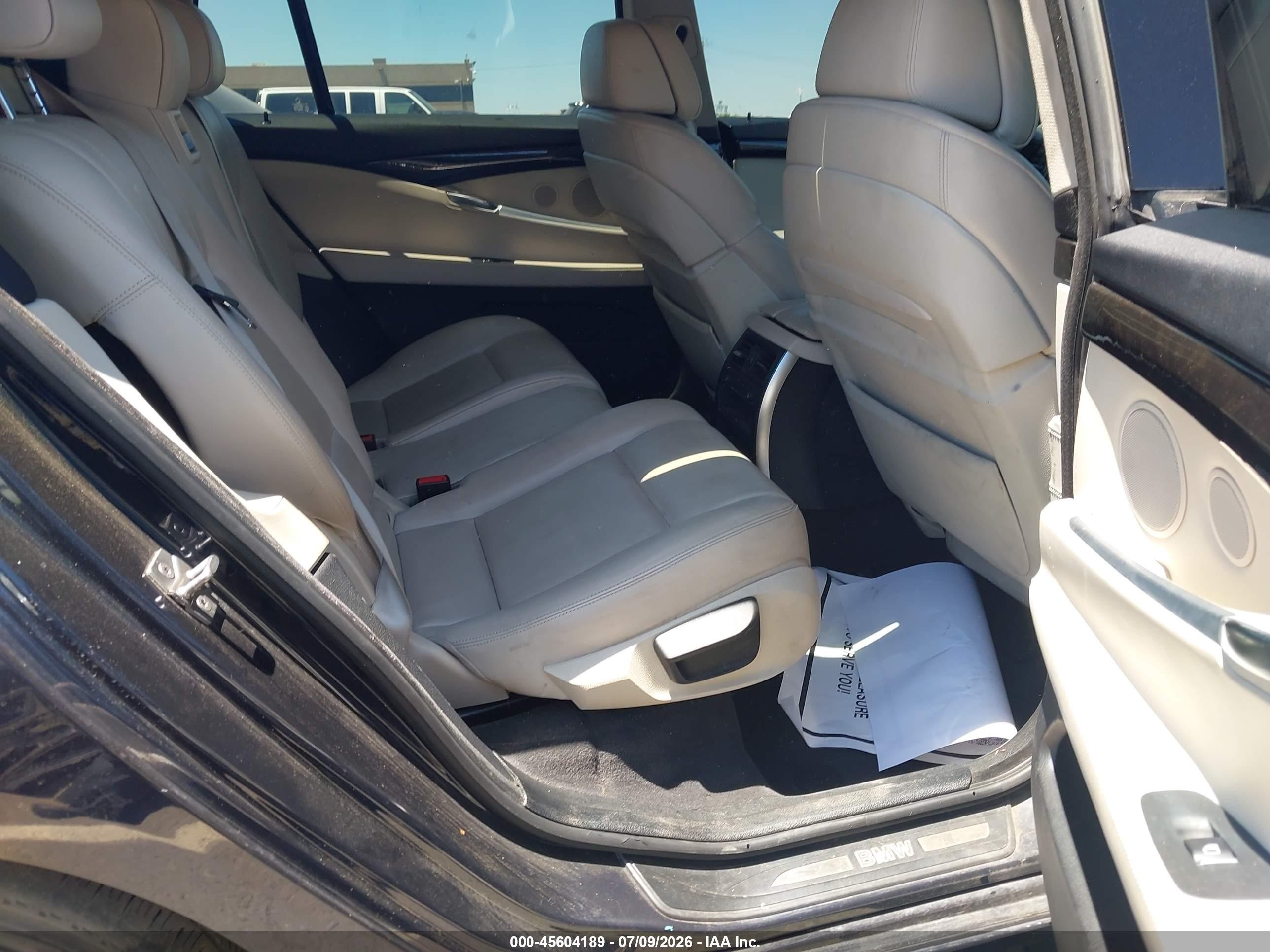 2012 Bmw 550i Gran Turismo Xdrive Blue vin: WBASP4C5XCC899873