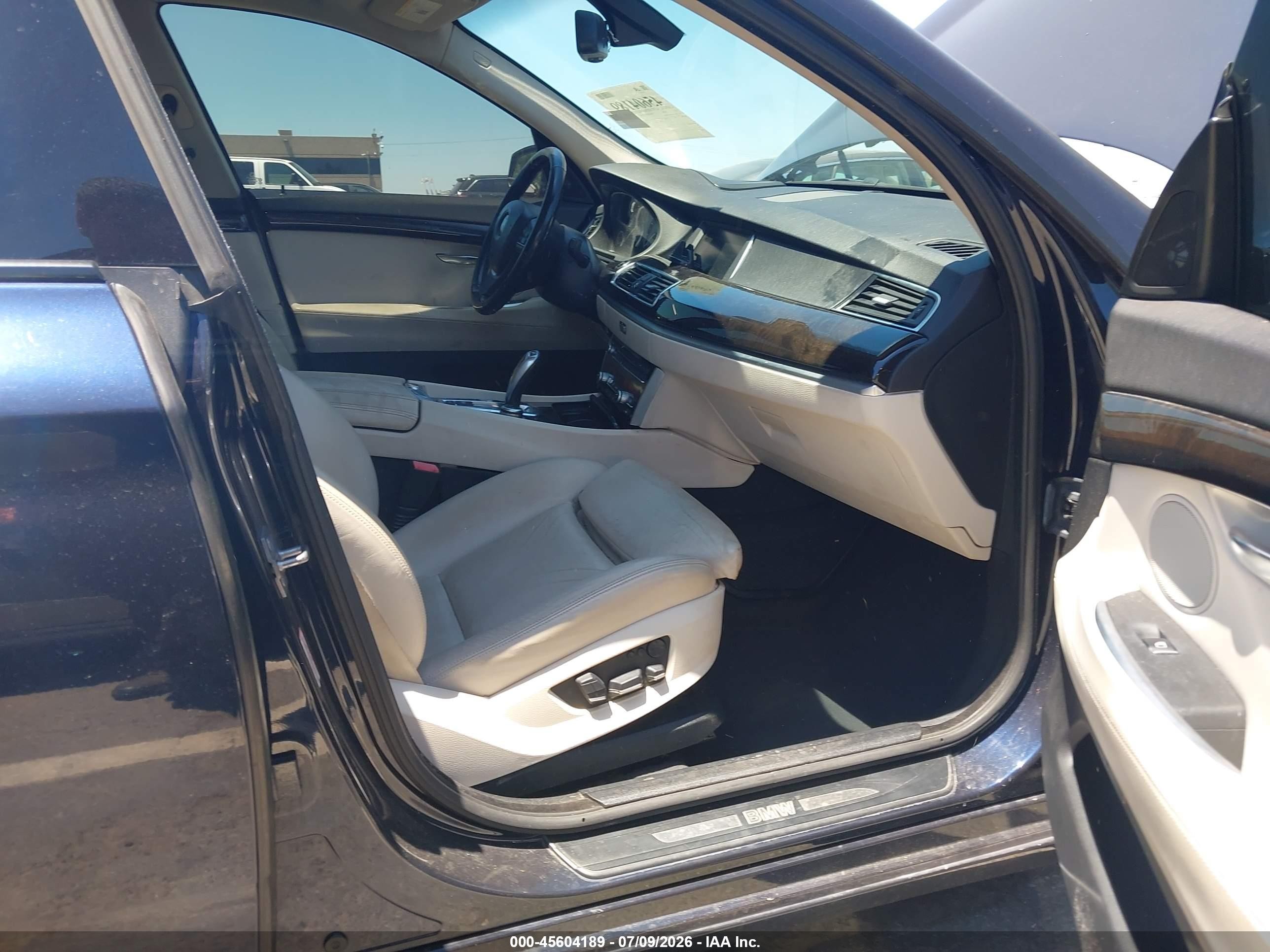 2012 Bmw 550i Gran Turismo Xdrive Blue vin: WBASP4C5XCC899873
