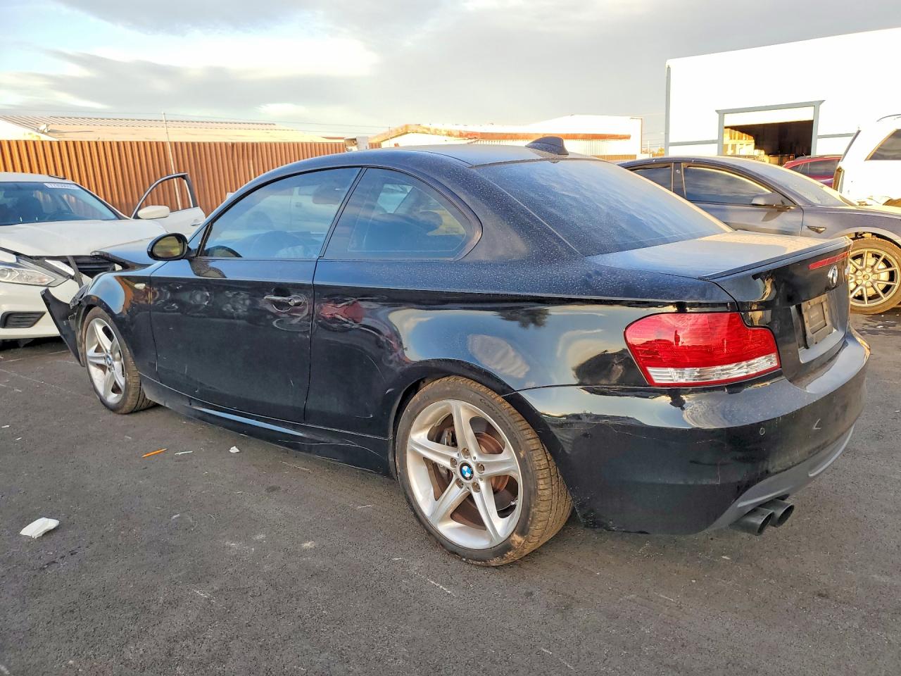 2008 Bmw 135 I Black vin: WBAUC73508VF23641