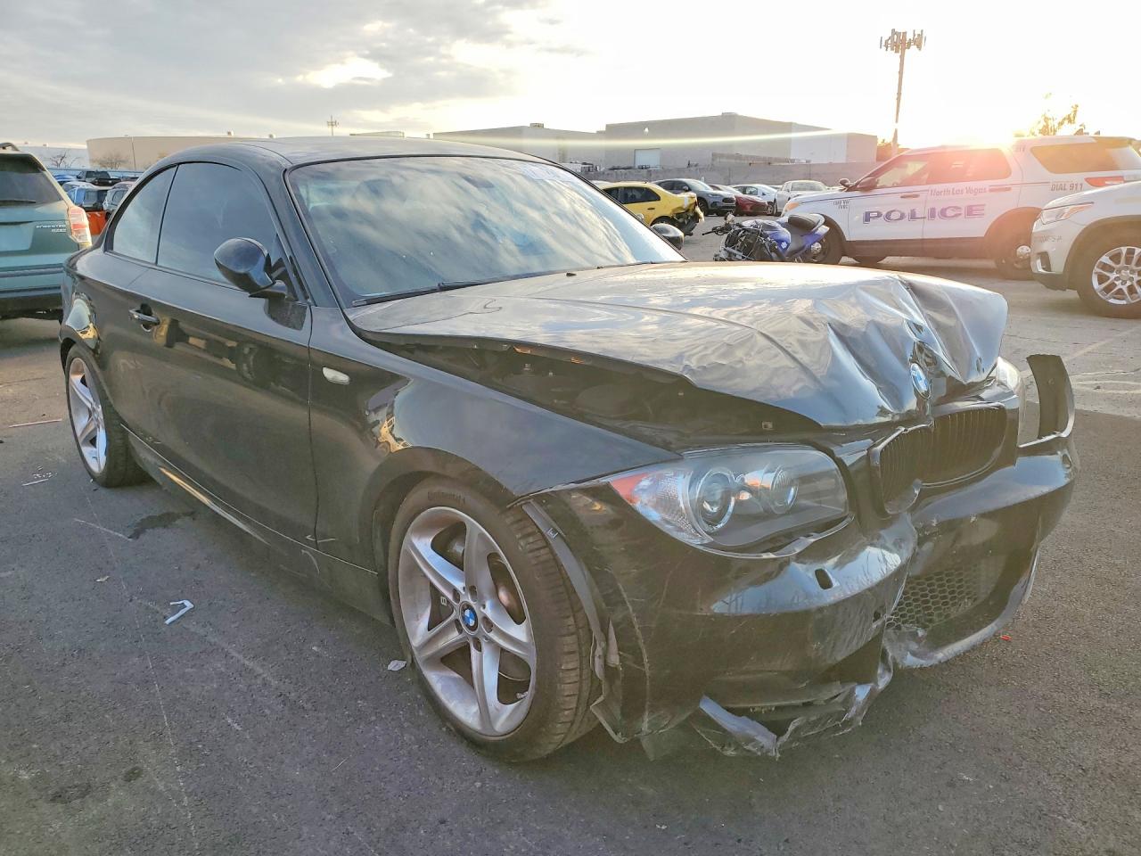 2008 Bmw 135 I Black vin: WBAUC73508VF23641