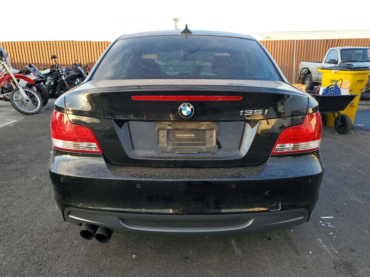 2008 Bmw 135 I Black vin: WBAUC73508VF23641