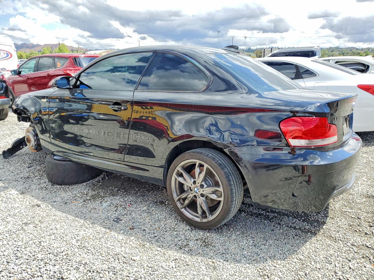 2008 Bmw 135 I Black vin: WBAUC73508VF24126