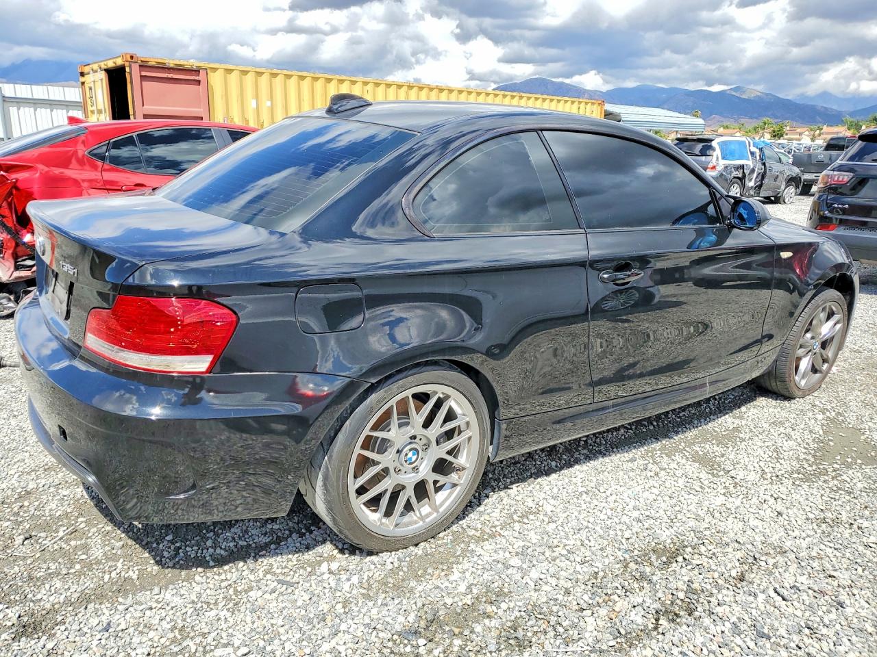 2008 Bmw 135 I Black vin: WBAUC73508VF24126