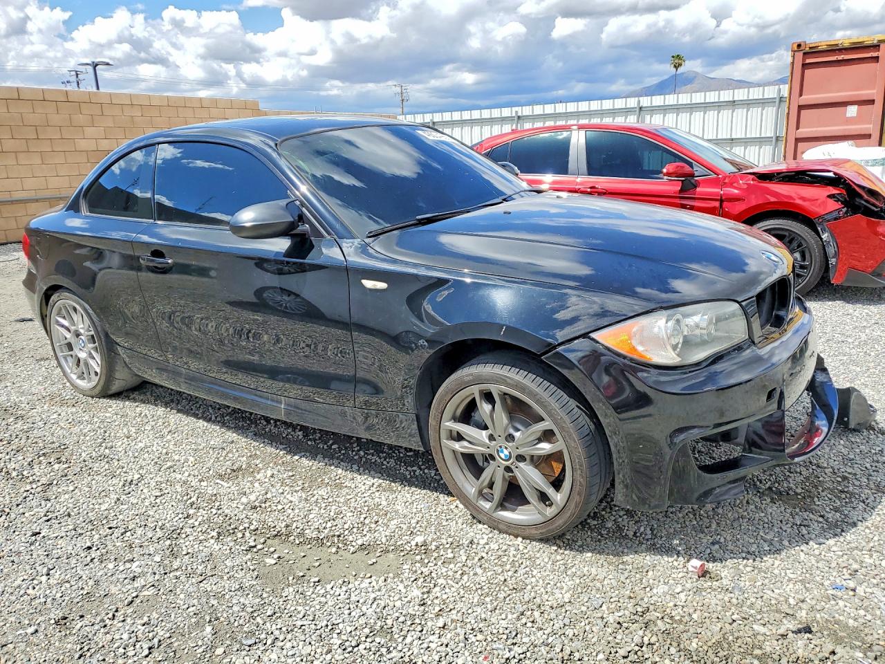 2008 Bmw 135 I Black vin: WBAUC73508VF24126