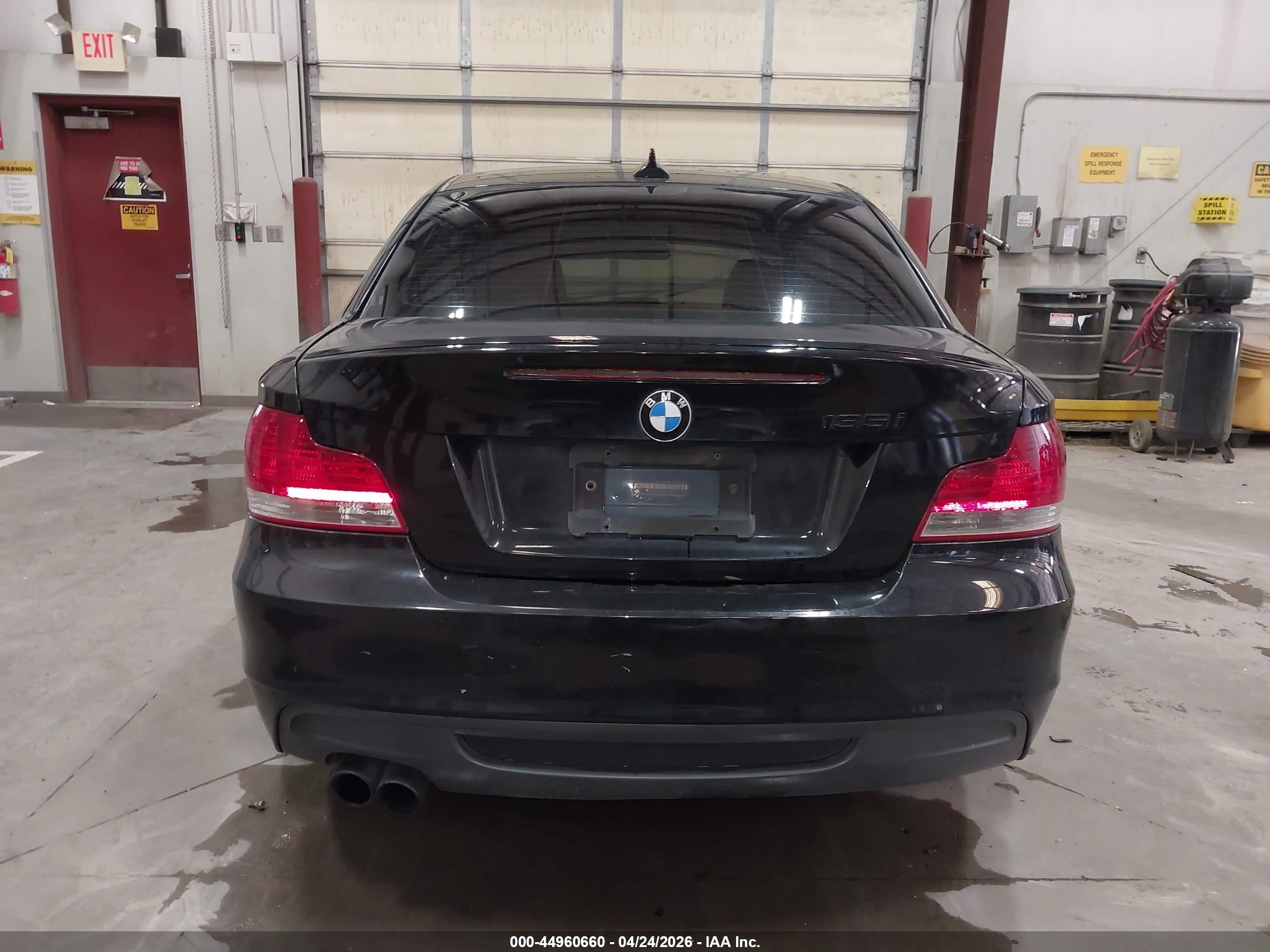 2008 Bmw 135i   Black vin: WBAUC73528VF25343
