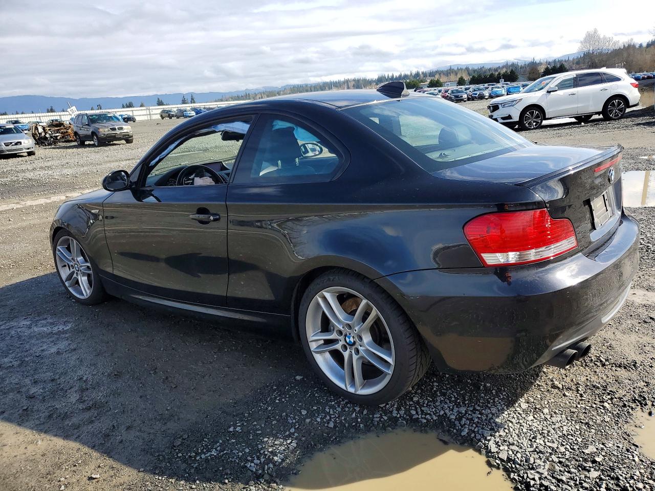 2009 Bmw 135 I Black vin: WBAUC73529VK95429