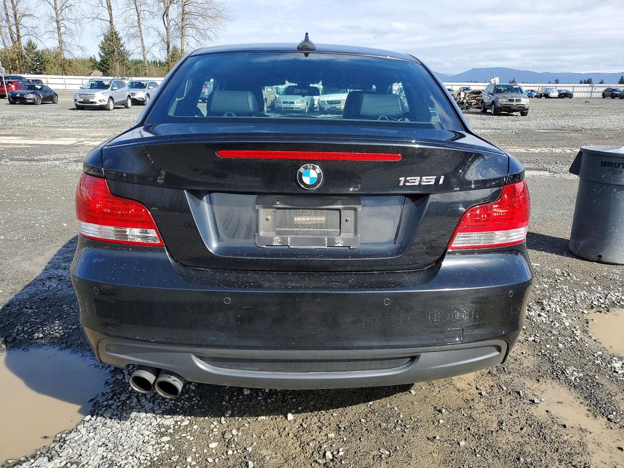 2009 Bmw 135 I Black vin: WBAUC73529VK95429