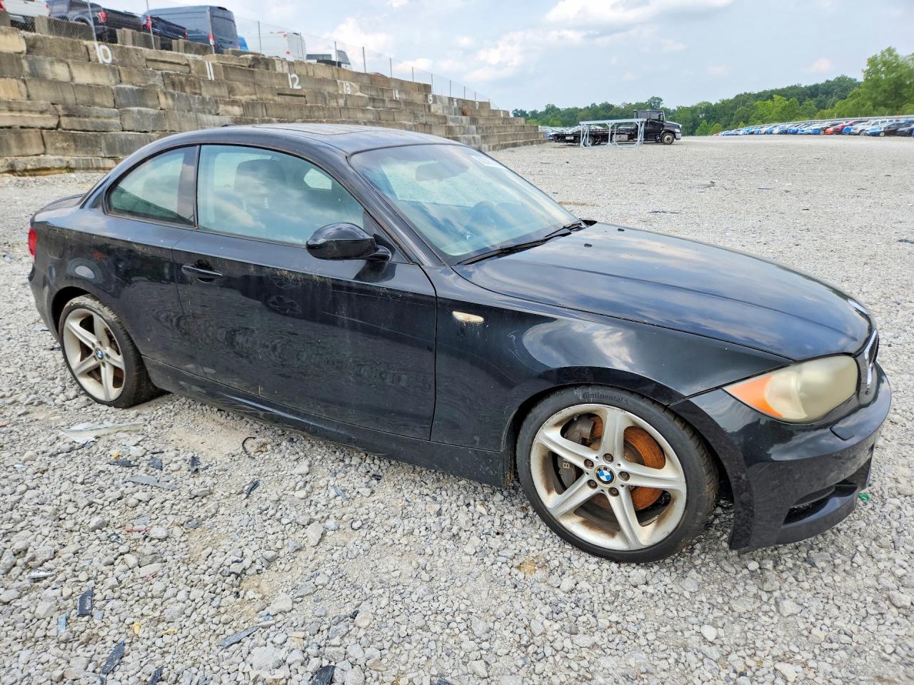 2008 Bmw 135 I Black vin: WBAUC73538VF25478