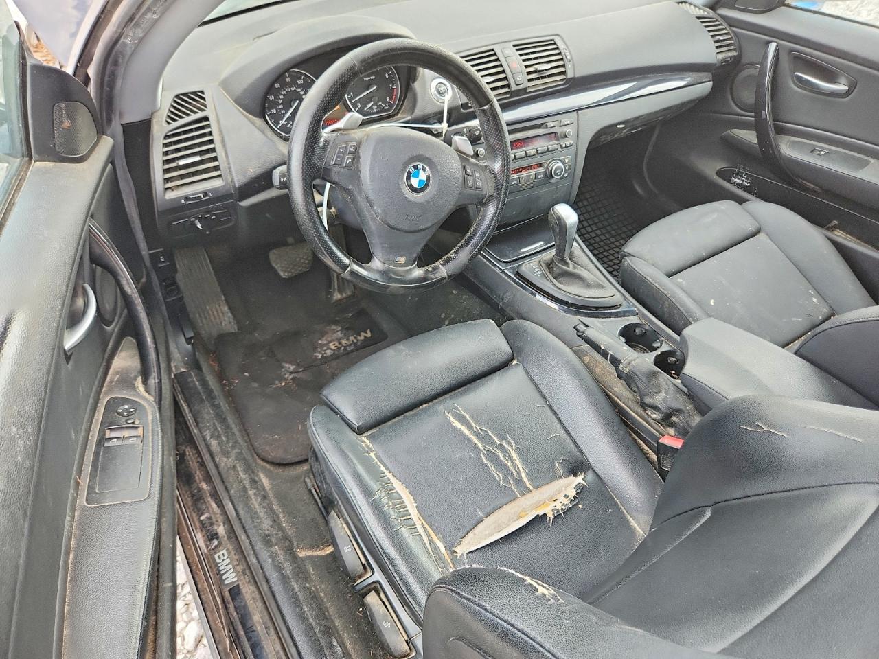 2008 Bmw 135 I Black vin: WBAUC73538VF25478