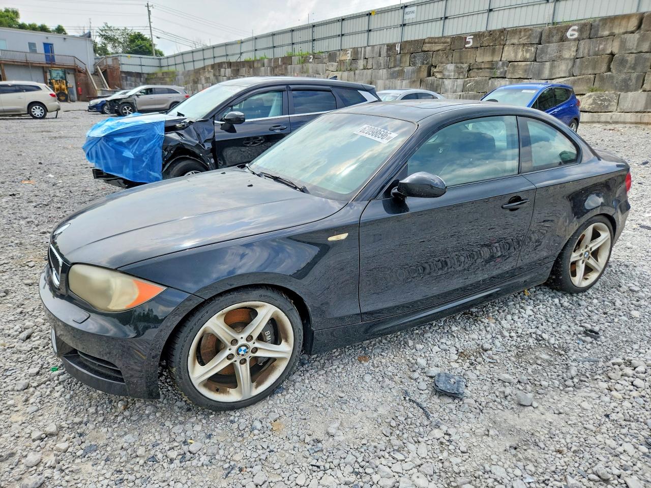 2008 Bmw 135 I Black vin: WBAUC73538VF25478