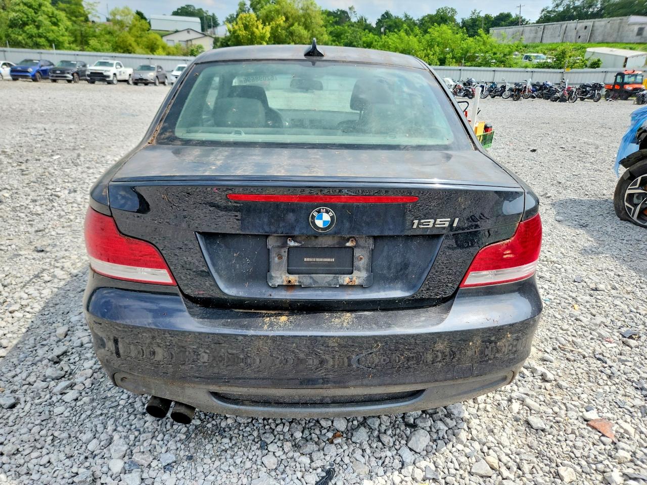 2008 Bmw 135 I Black vin: WBAUC73538VF25478