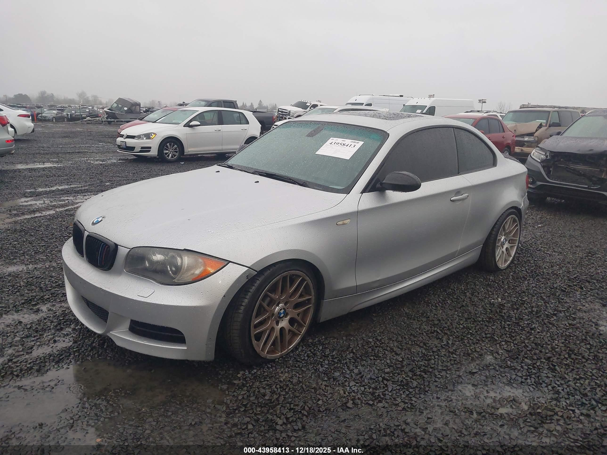 2009 Bmw 135i   Silver vin: WBAUC73539VK94788