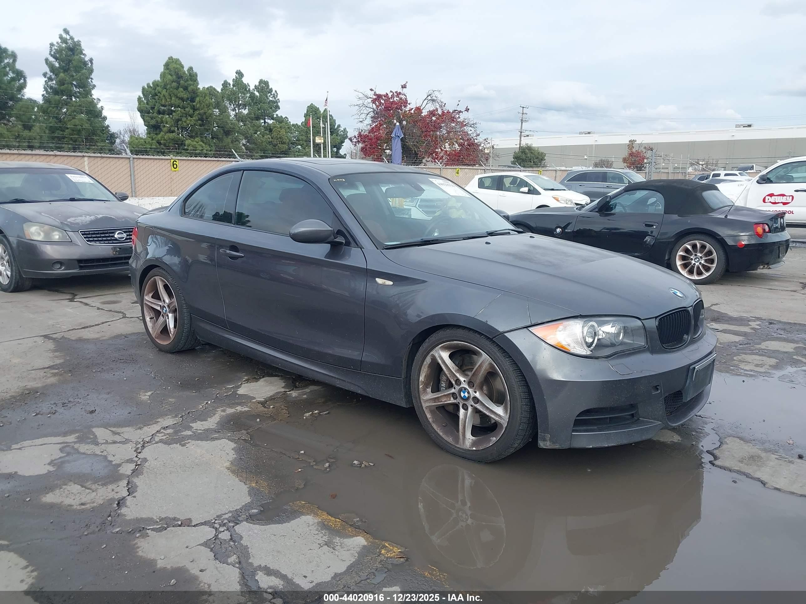 2008 Bmw 135i   Gray vin: WBAUC73548VF24761