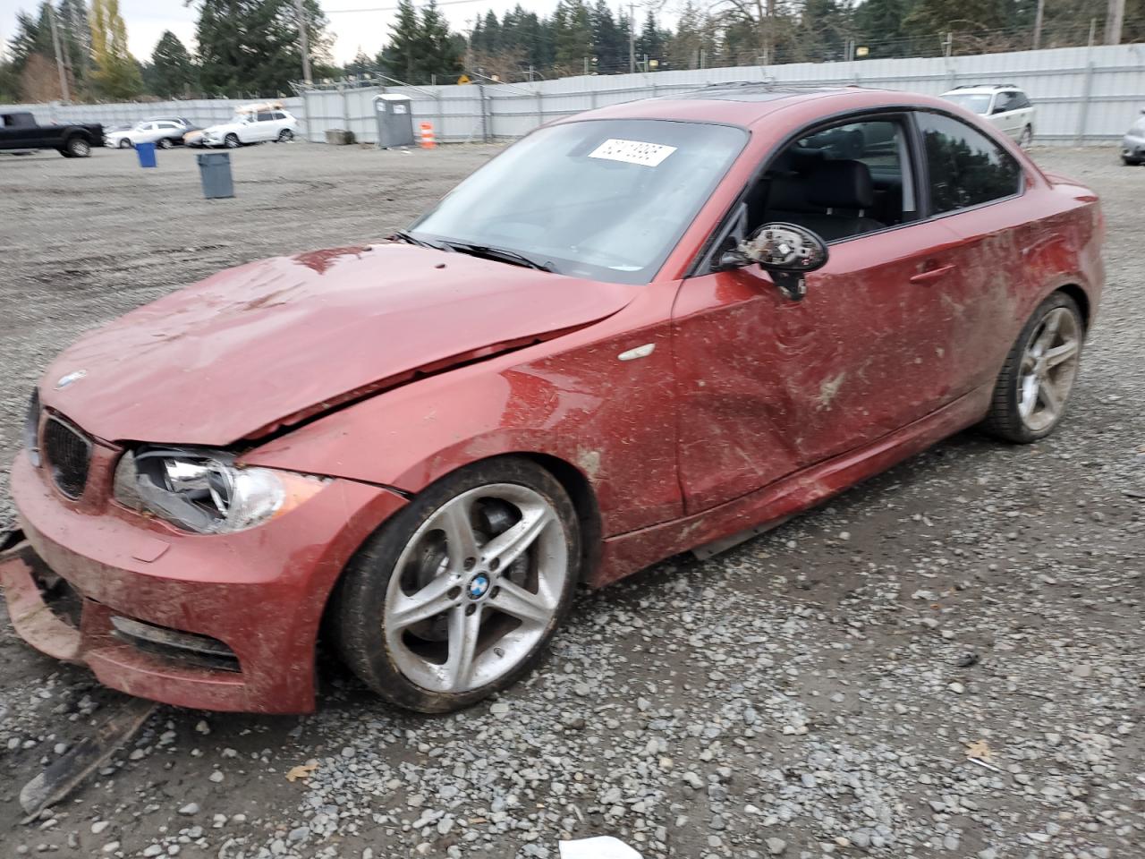 2009 Bmw 135 I Red vin: WBAUC73559VK80259