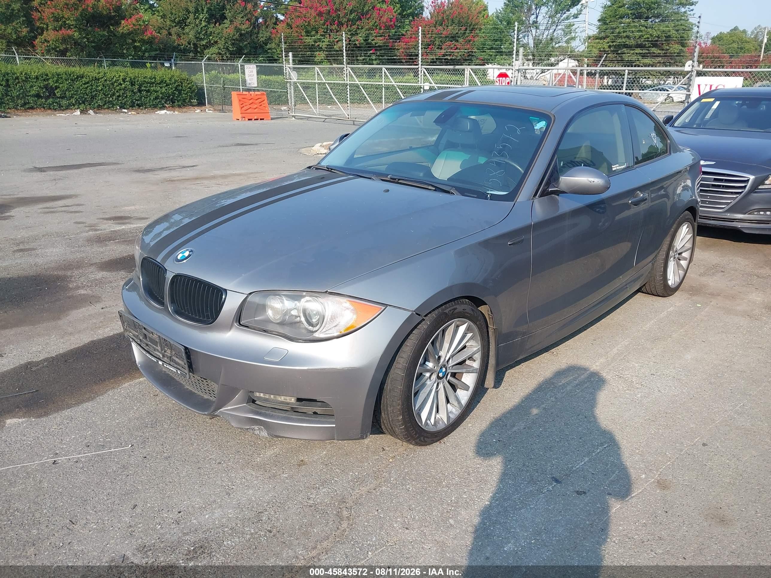 2009 Bmw 135i   Серый vin: WBAUC73559VK94646