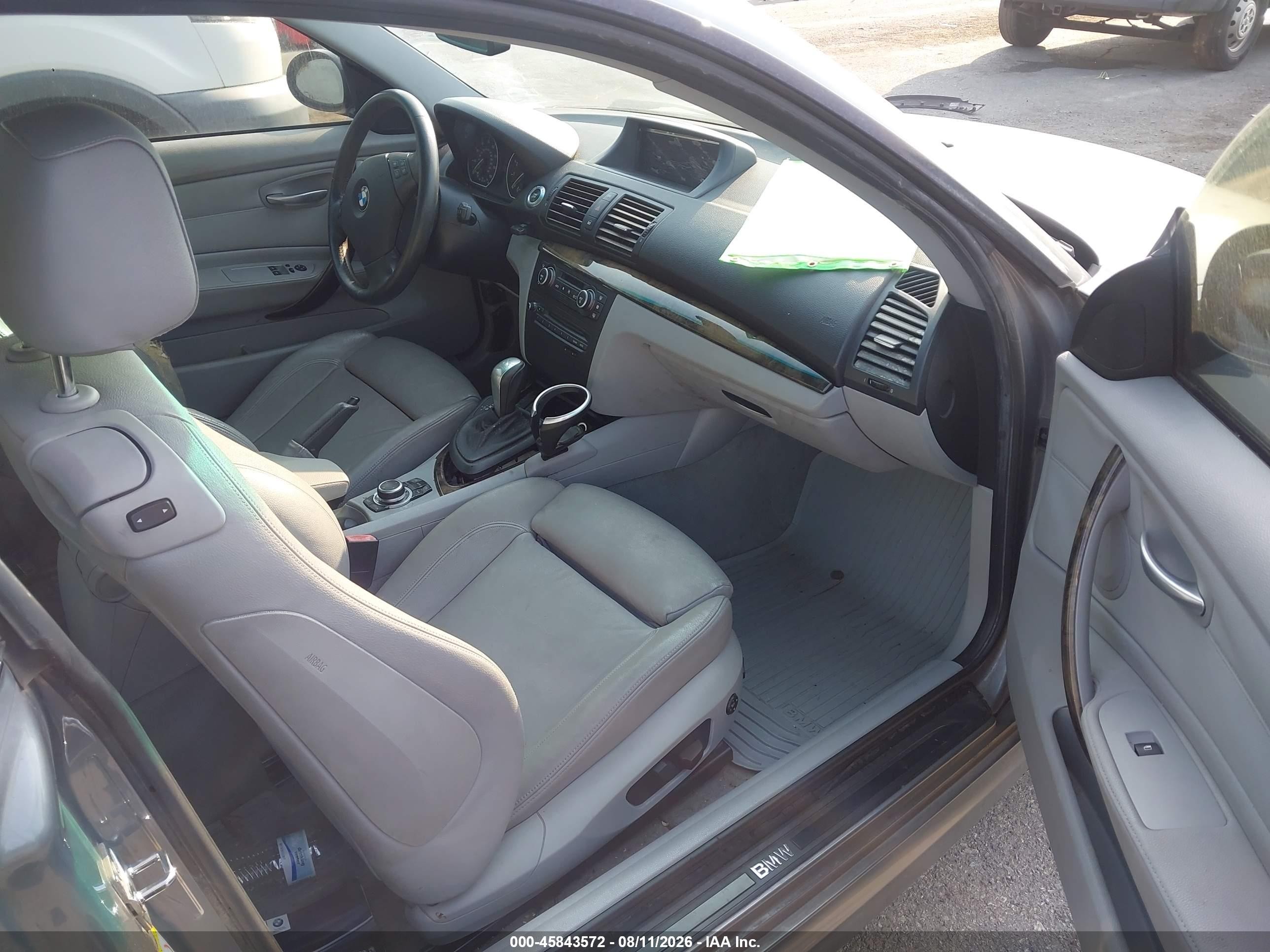 2009 Bmw 135i   Серый vin: WBAUC73559VK94646