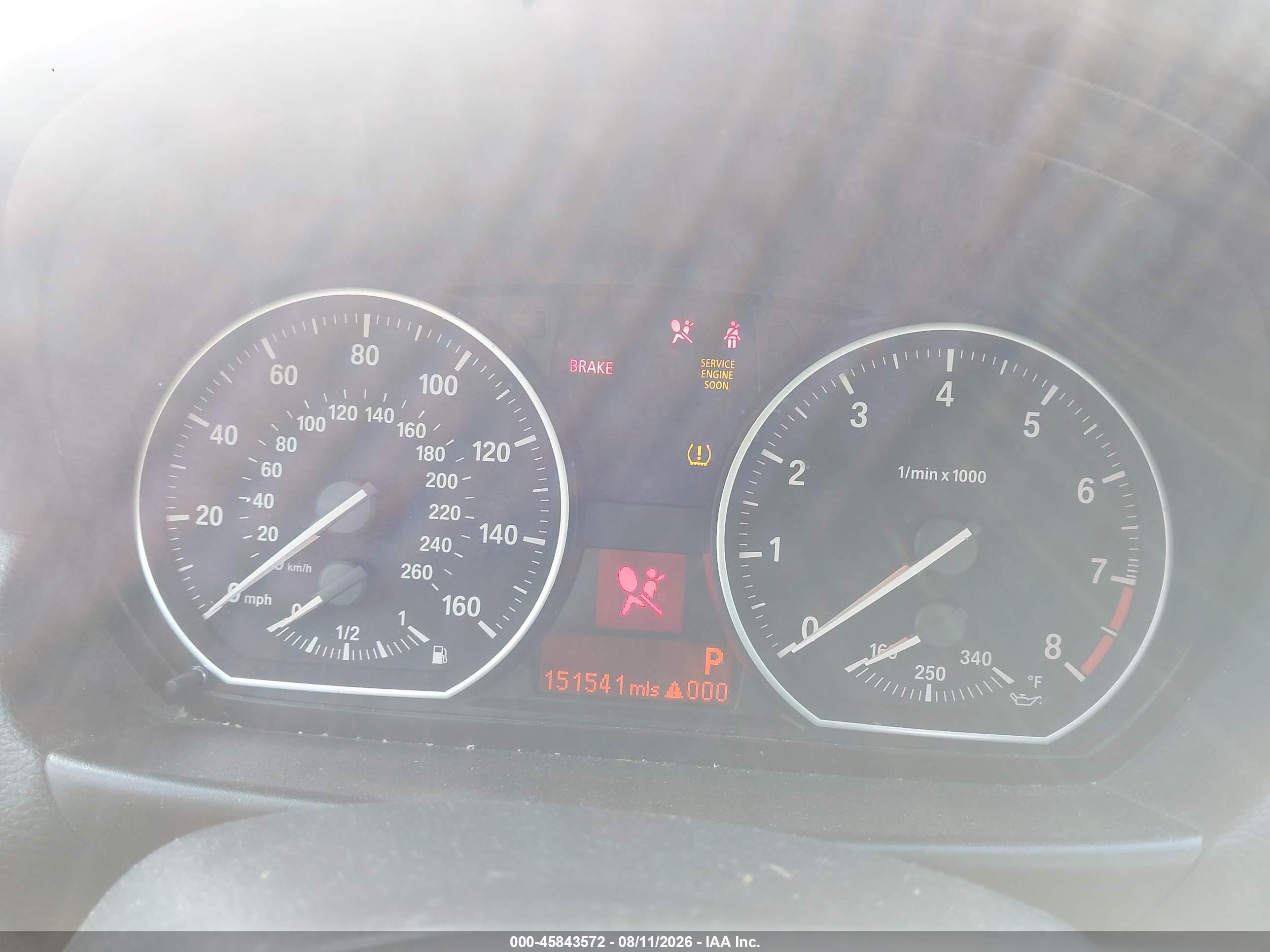 2009 Bmw 135i   Серый vin: WBAUC73559VK94646
