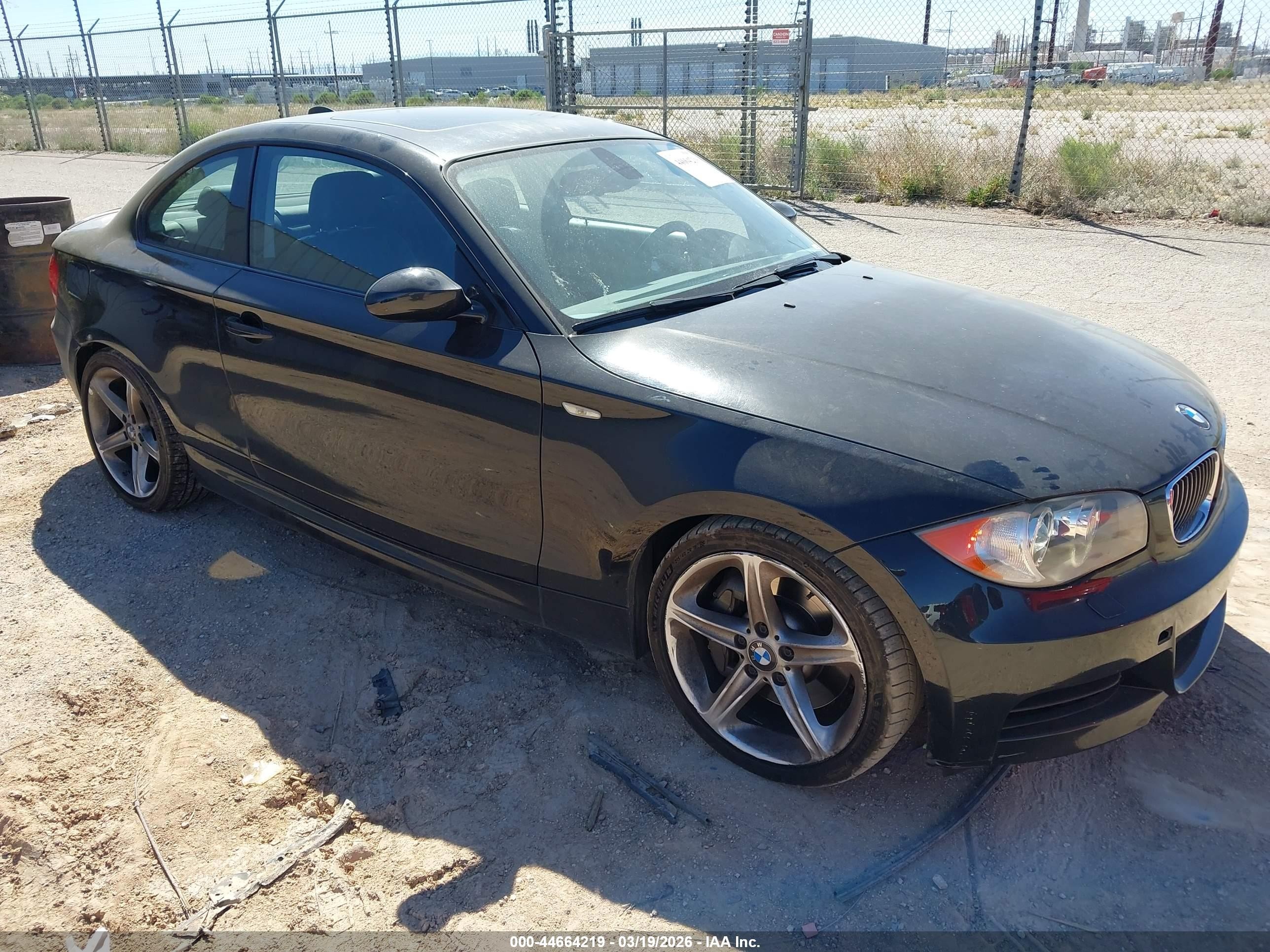 2009 Bmw 135i   Black vin: WBAUC73559VK95425