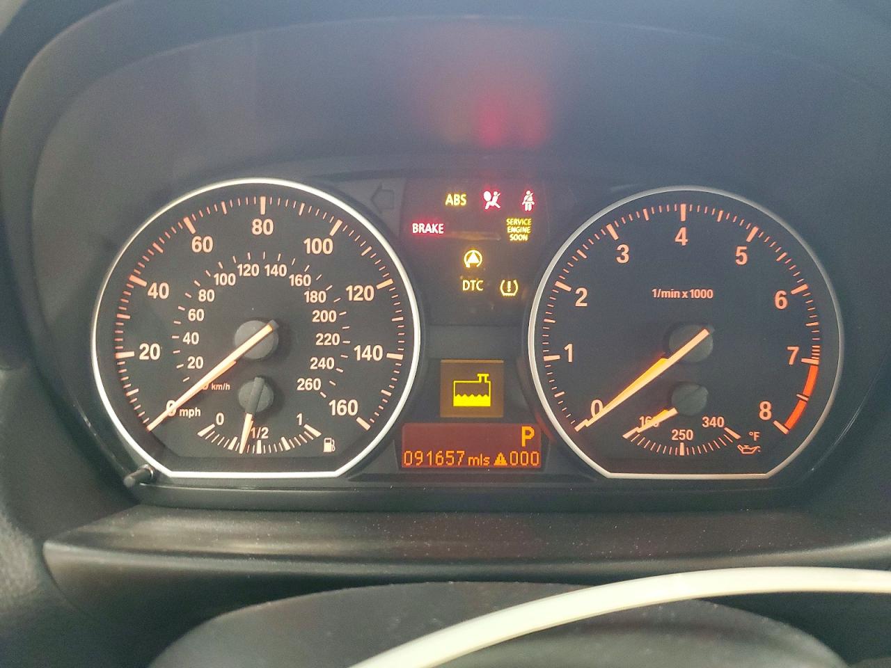 2008 Bmw 135 I Черный vin: WBAUC73568VF25796